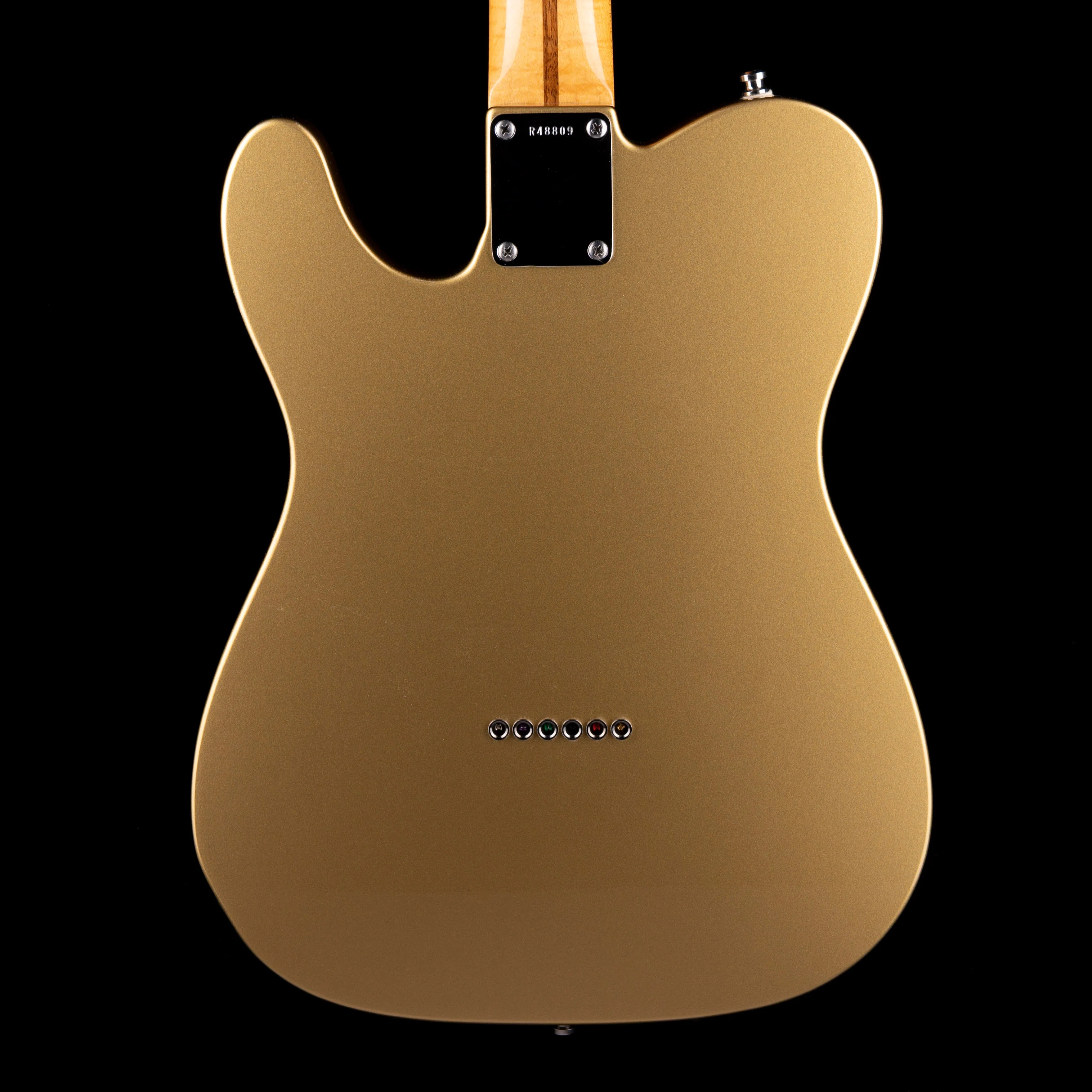 Pre Owned 2009 Fender Custom Shop Custom Deluxe Telecaster HLE Gold With OHSC - Image 8