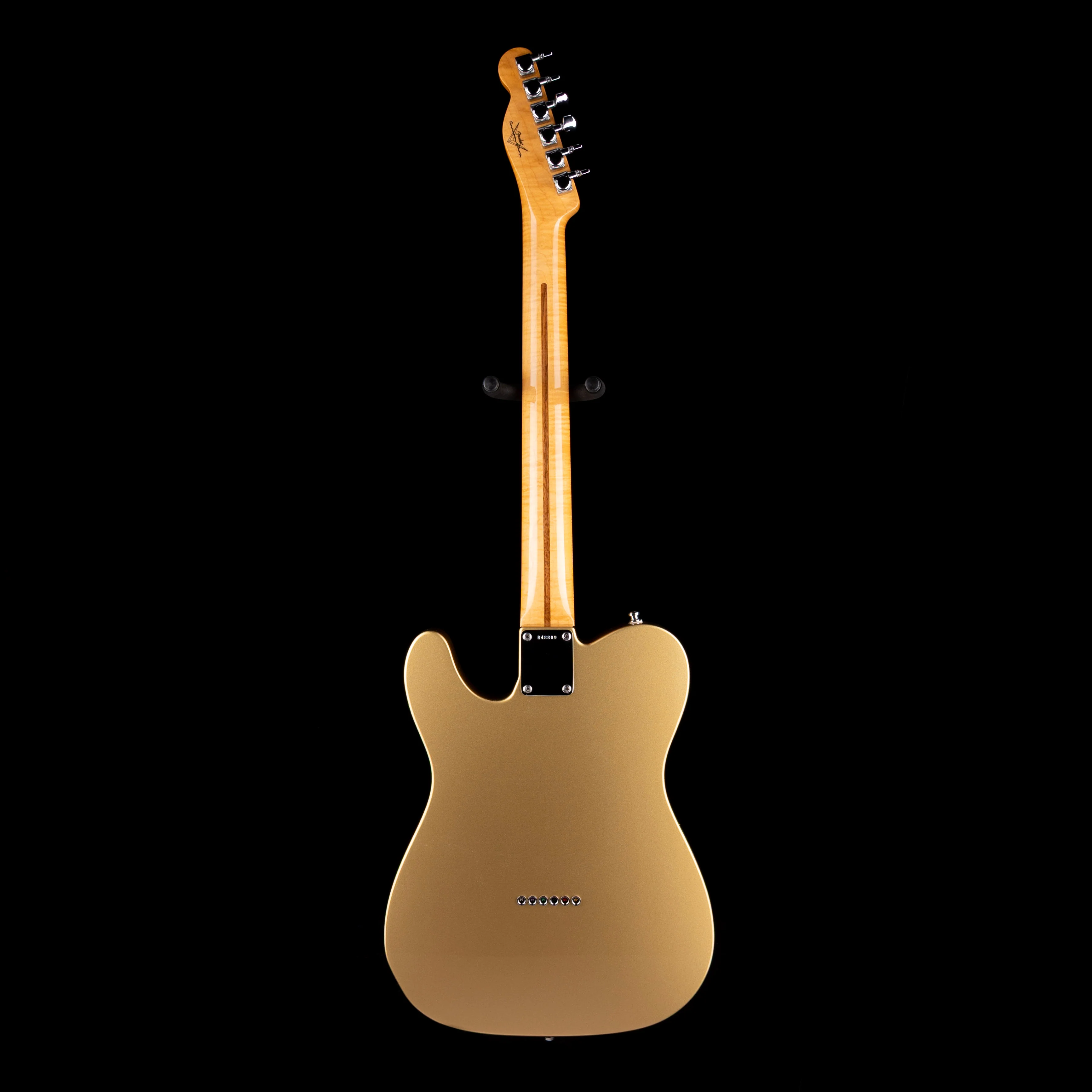 Pre Owned 2009 Fender Custom Shop Custom Deluxe Telecaster HLE Gold With OHSC - Image 9