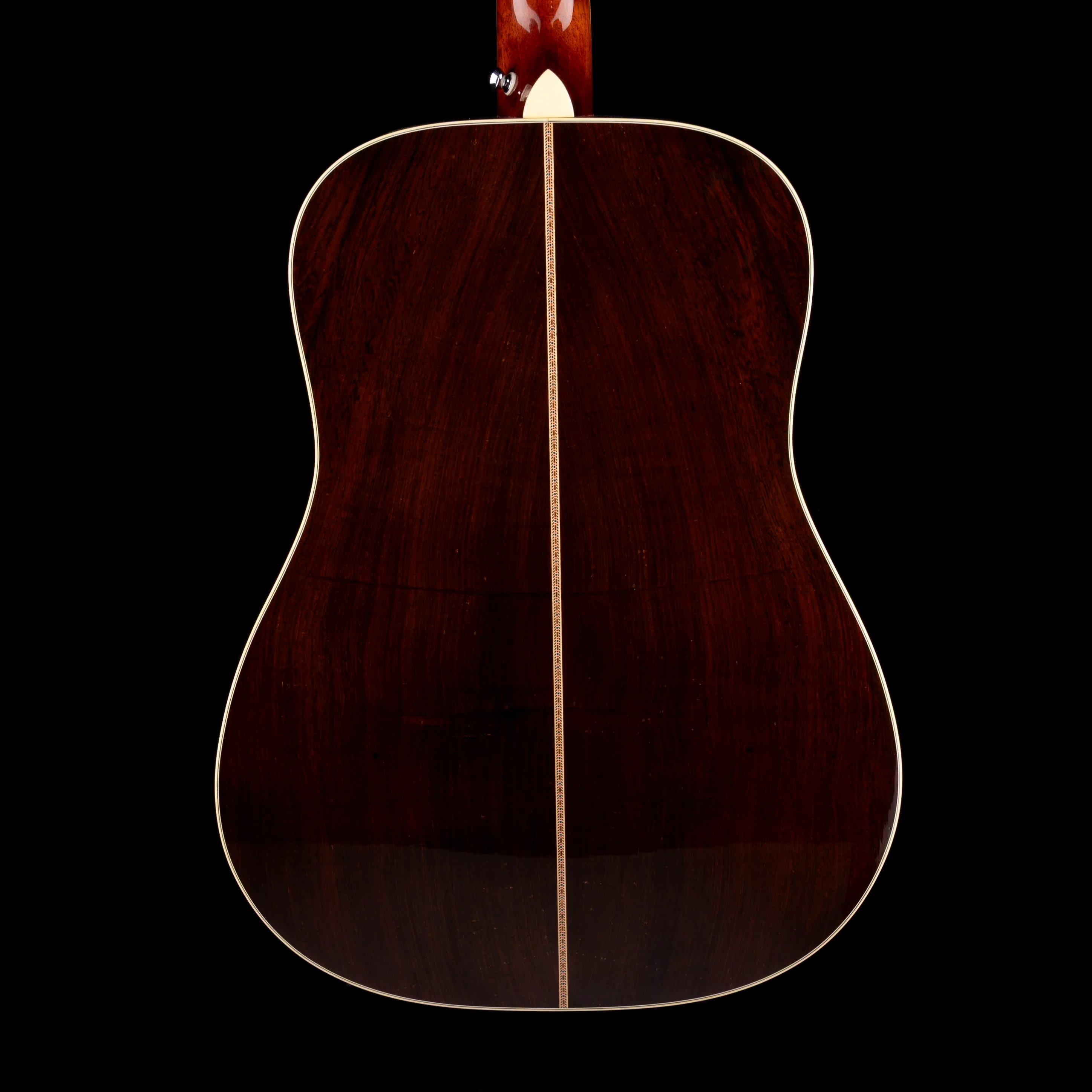 Pre Owned 2009 M.J. Franks Dreadnaught Adirondack-Brazilian Acoustic-Electric Guitar With OHSC - Image 11