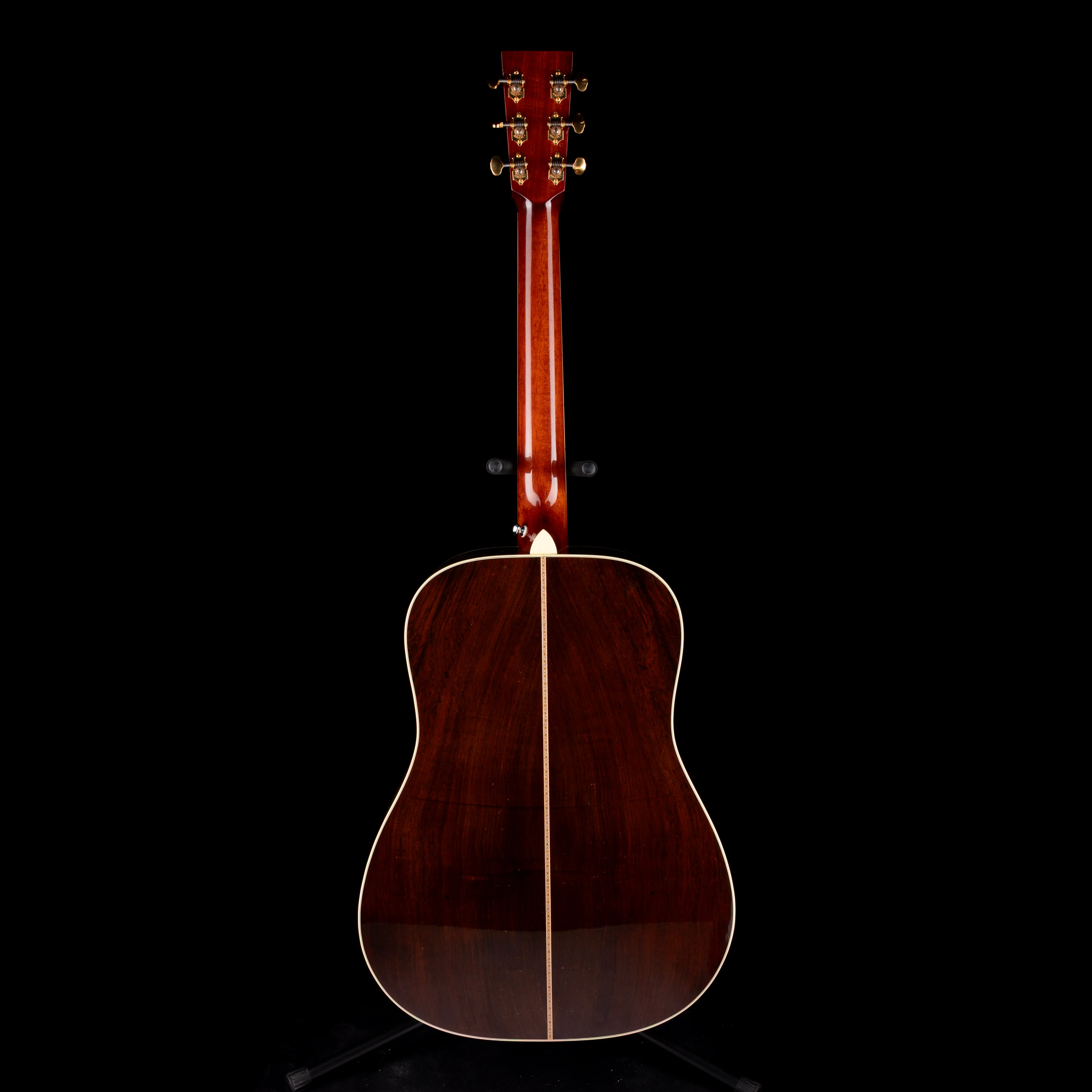 Pre Owned 2009 M.J. Franks Dreadnaught Adirondack-Brazilian Acoustic-Electric Guitar With OHSC - Image 12