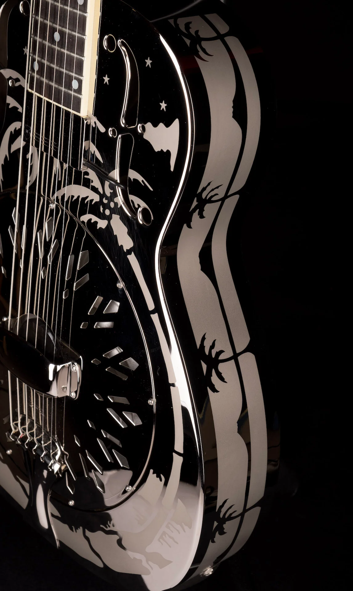 Pre Owned 2009 National Style-0 Model 0-14 Resonator Guitar With HSC - Image 11