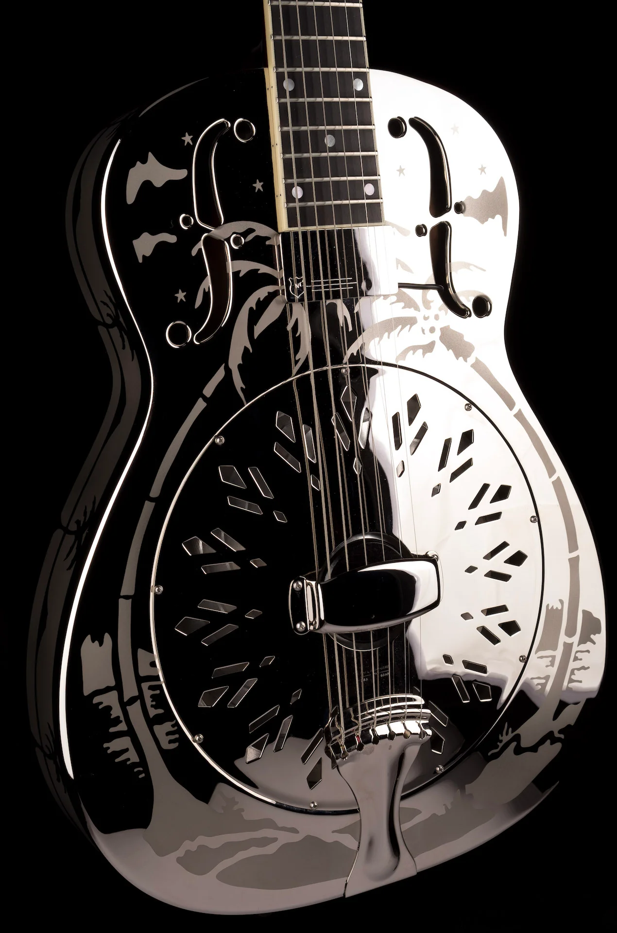 Pre Owned 2009 National Style-0 Model 0-14 Resonator Guitar With HSC - Image 8