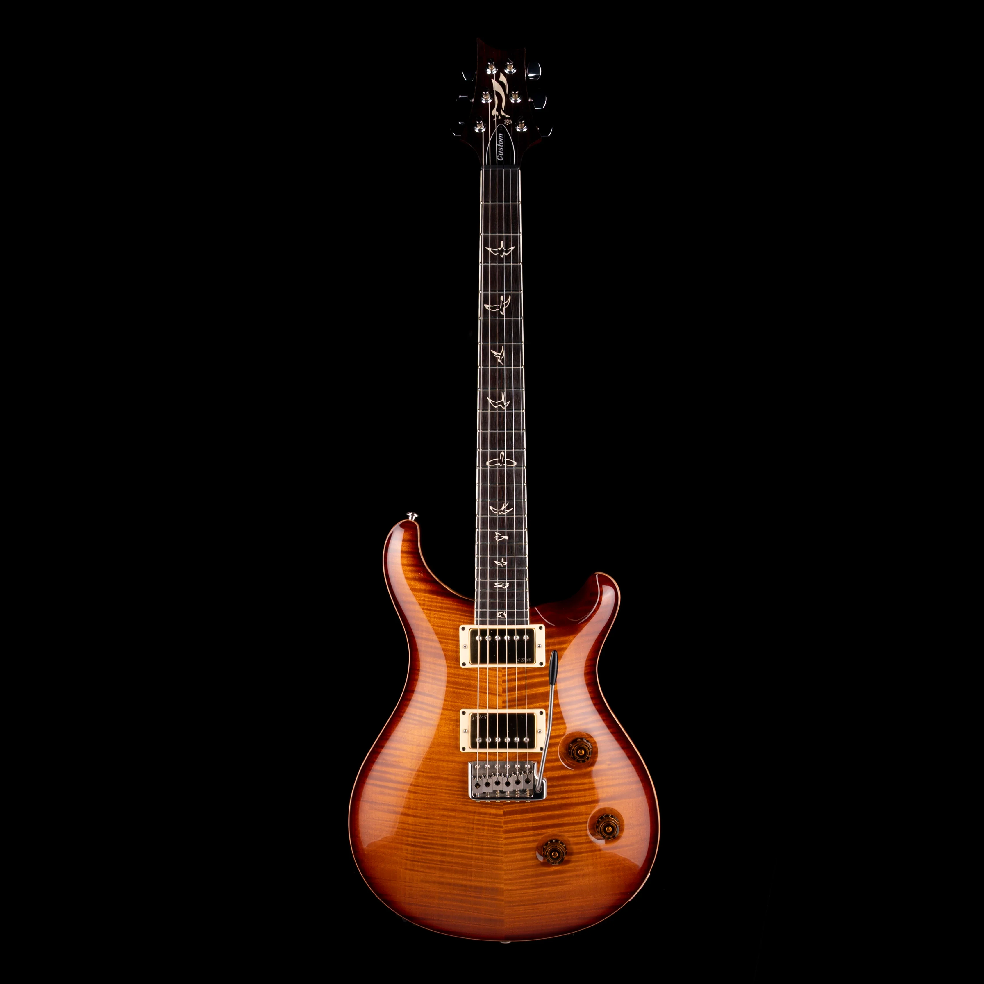 Pre Owned 2009 PRS 25th Anniversary Custom 24 Smoked Amber With OHSC - Image 2