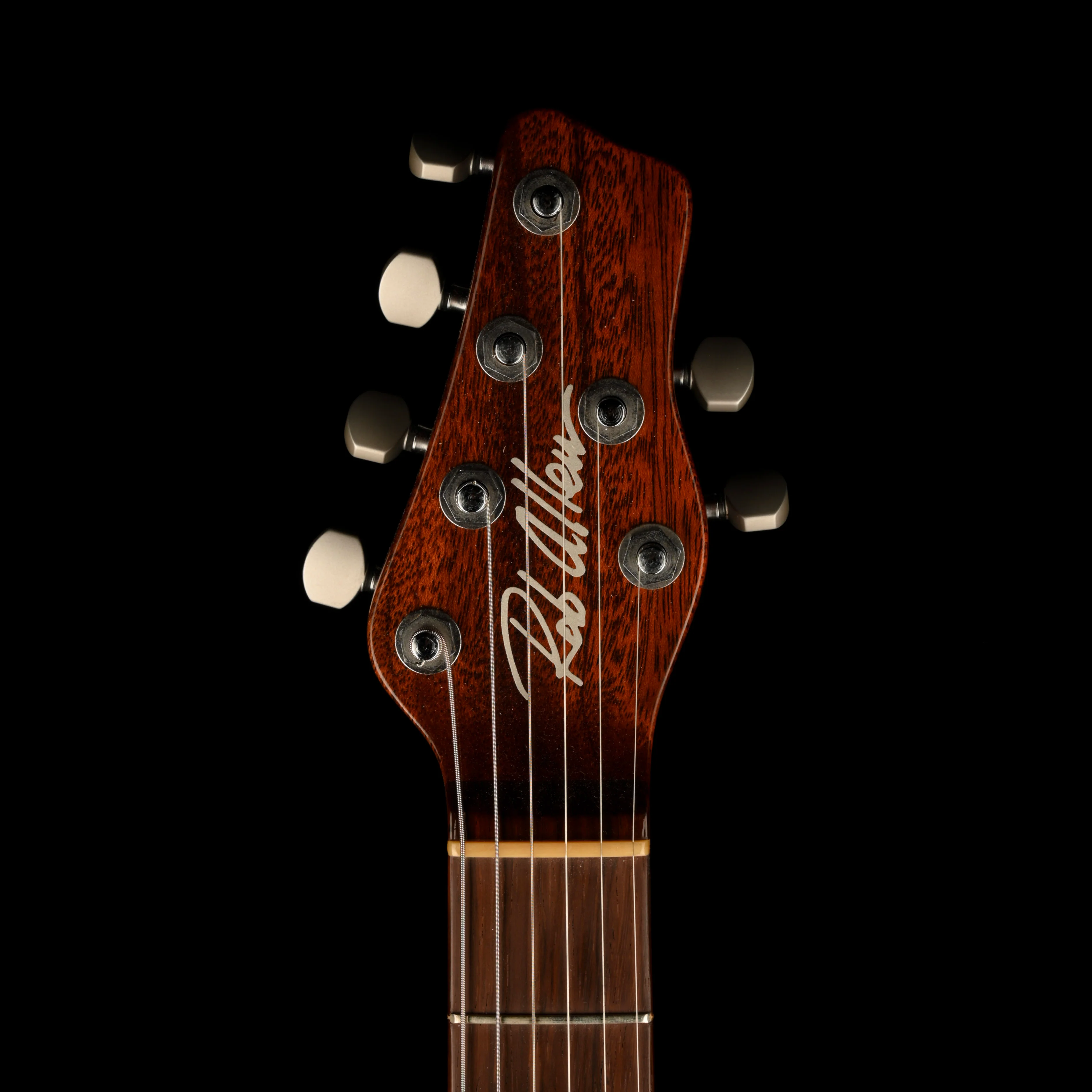 Pre Owned 2009 Rob Allen Single Cutaway Amber Electric Guitar With OHSC - Image 8