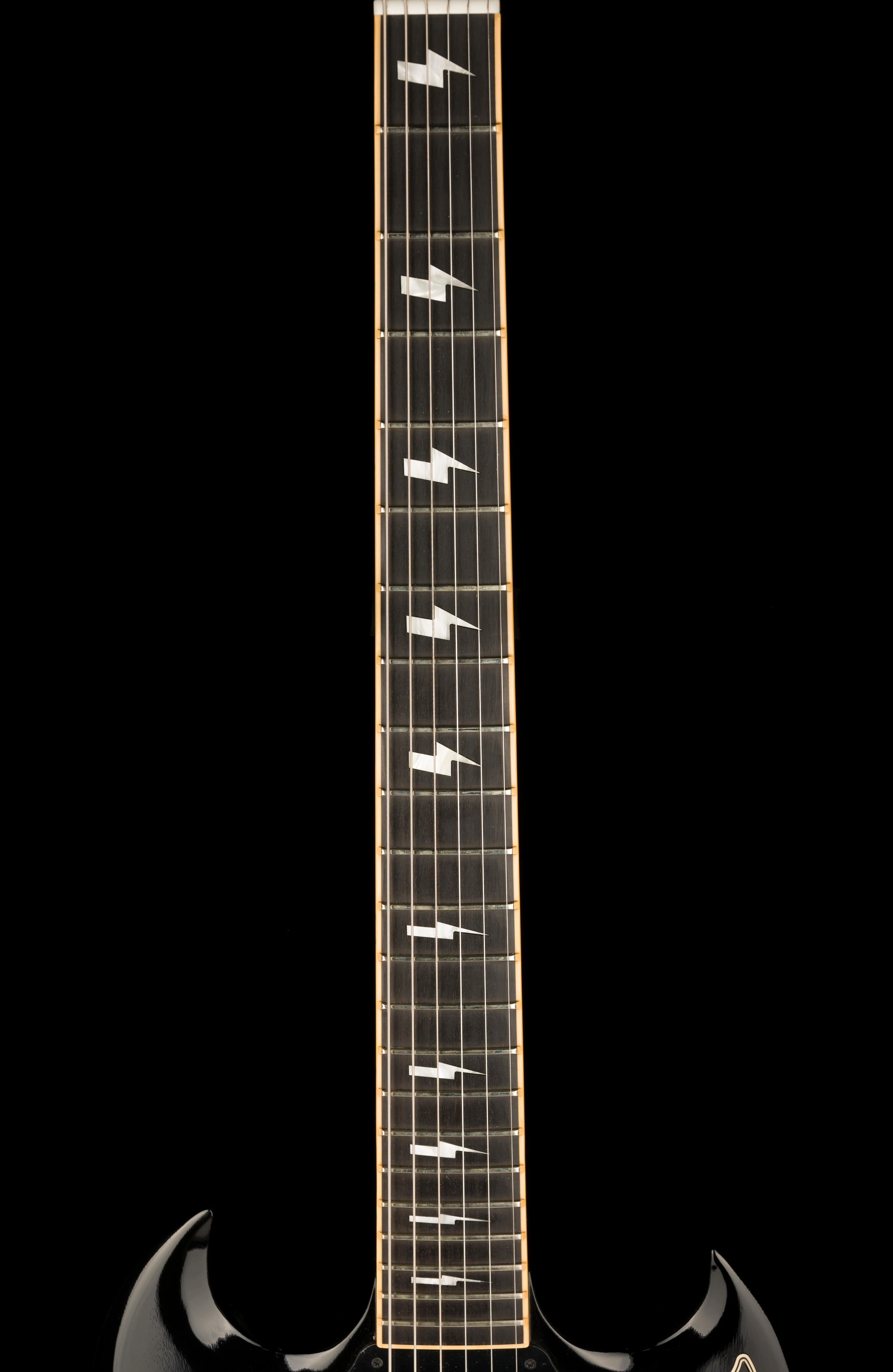 Pre Owned 2010 Gibson Angus Young Thunderstruck Signature SG Ebony With OHSC - Image 11