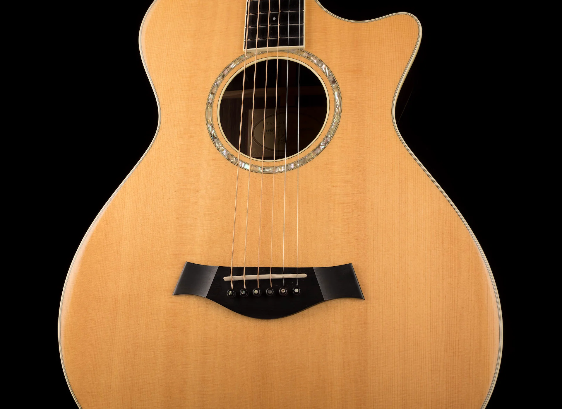 Pre Owned 2010 Taylor 12-Fret Acoustic Electric With OHSC - Image 6
