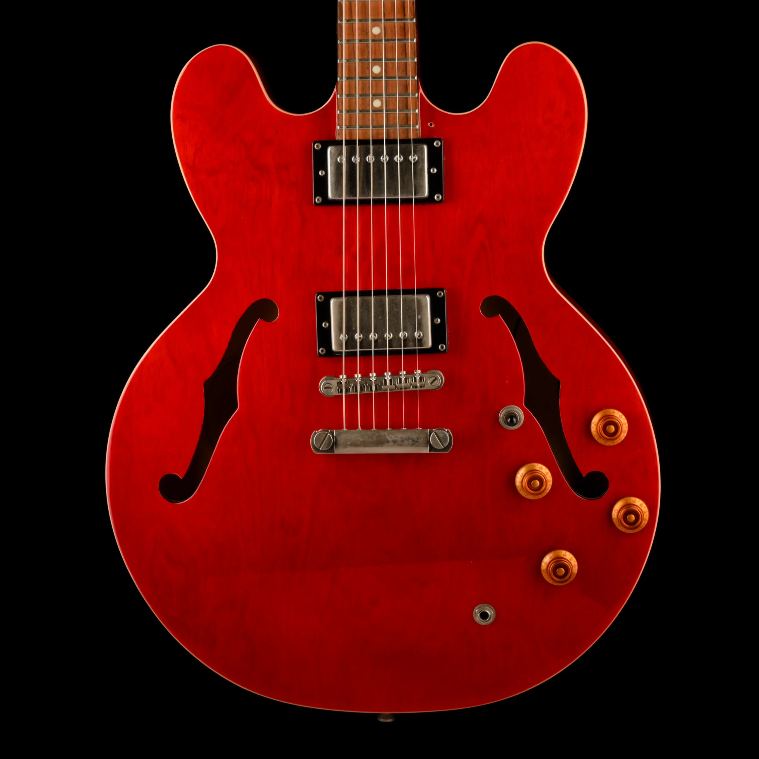 Pre Owned 2011 Epiphone Dot Cherry Semi-Hollow Electric Guitar