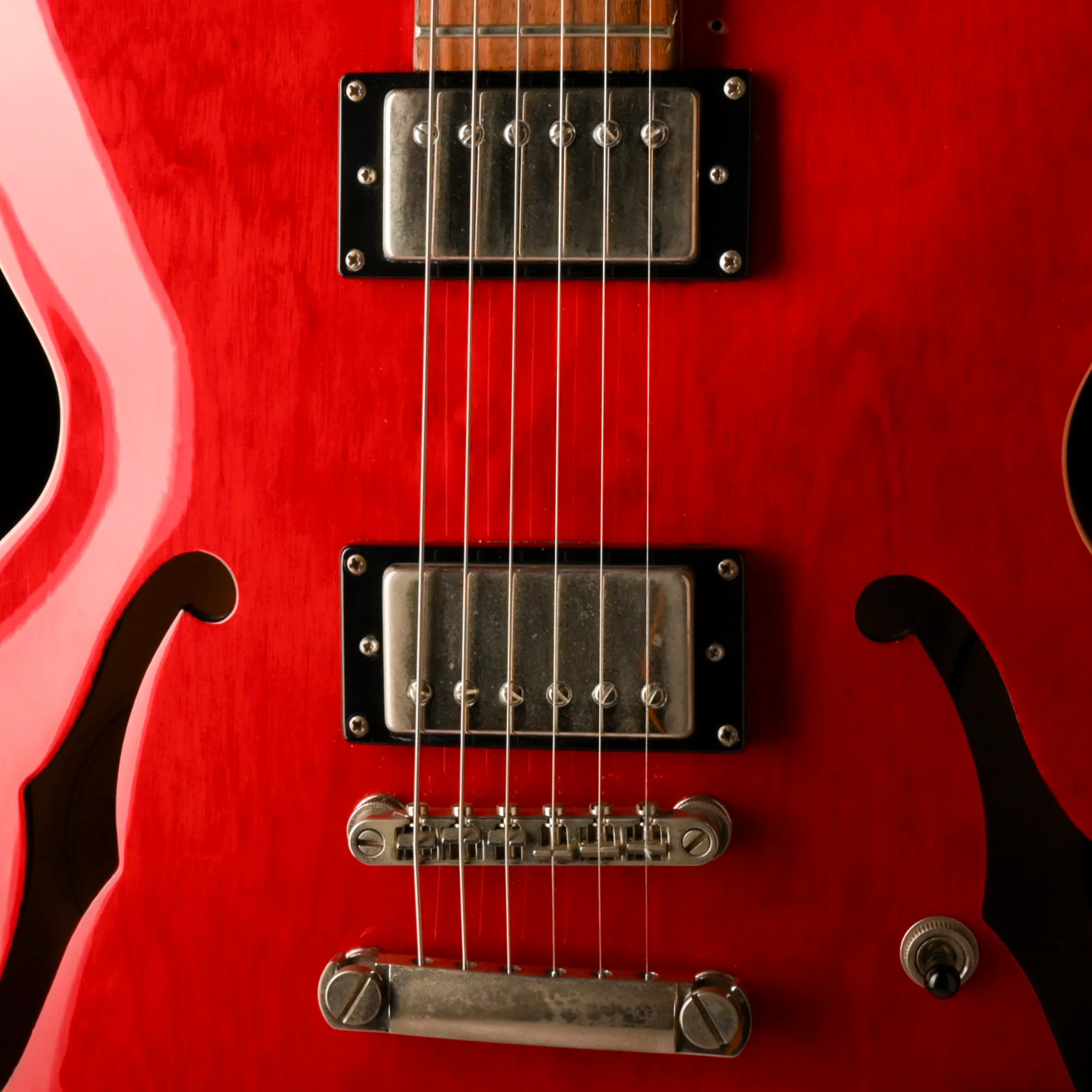 Pre Owned 2011 Epiphone Dot Cherry Semi-Hollow Electric Guitar - Image 4