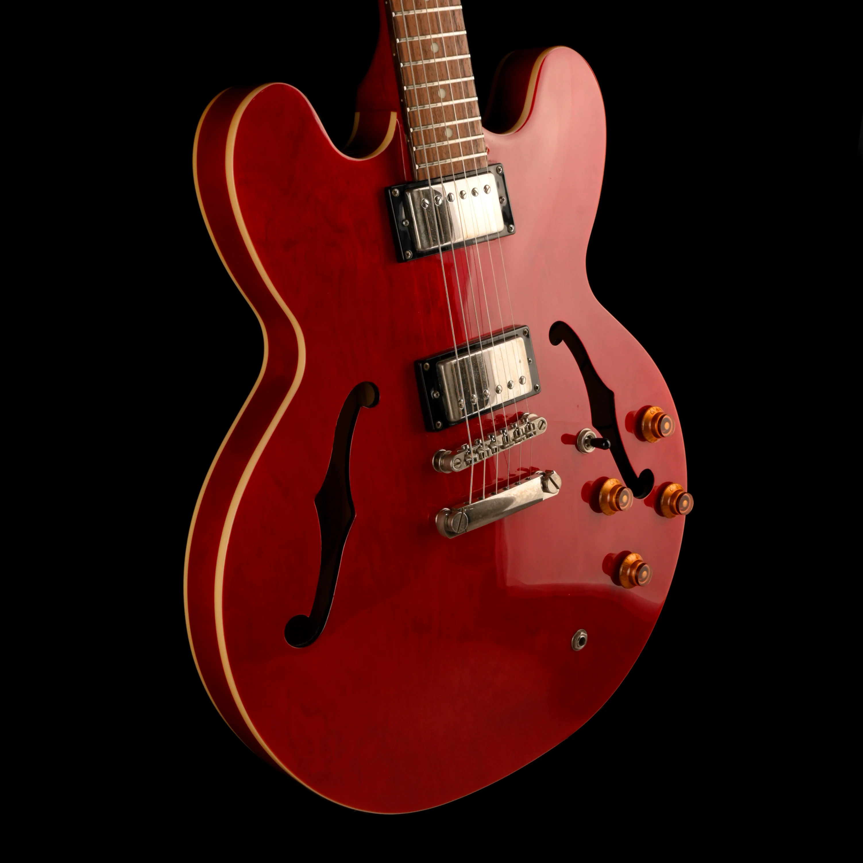 Pre Owned 2011 Epiphone Dot Cherry Semi-Hollow Electric Guitar - Image 6