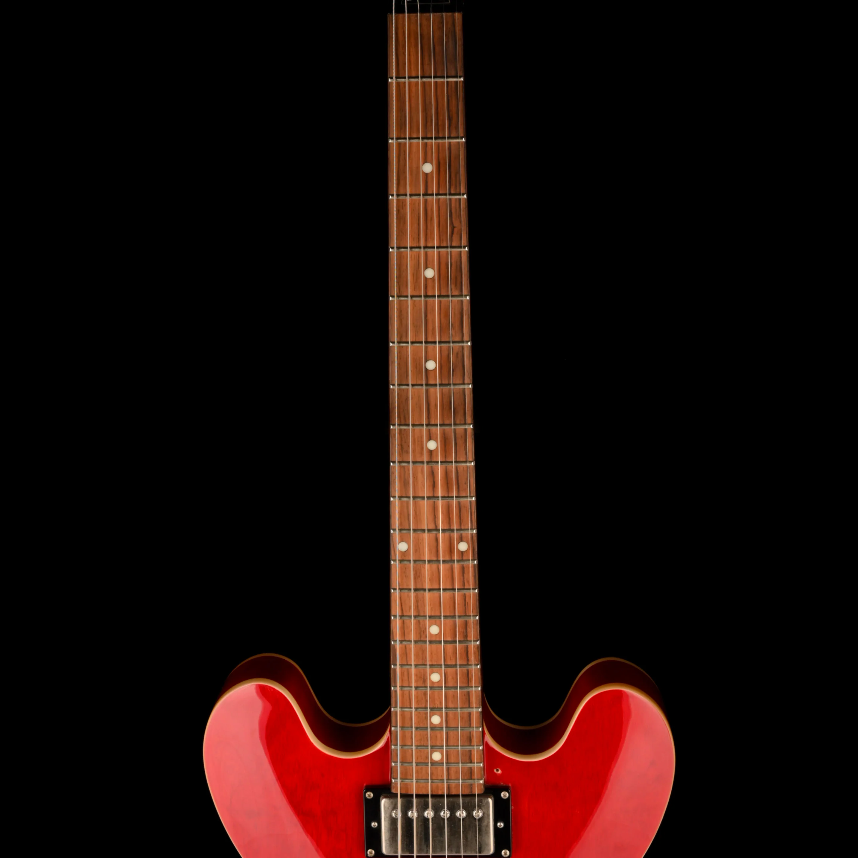 Pre Owned 2011 Epiphone Dot Cherry Semi-Hollow Electric Guitar - Image 7