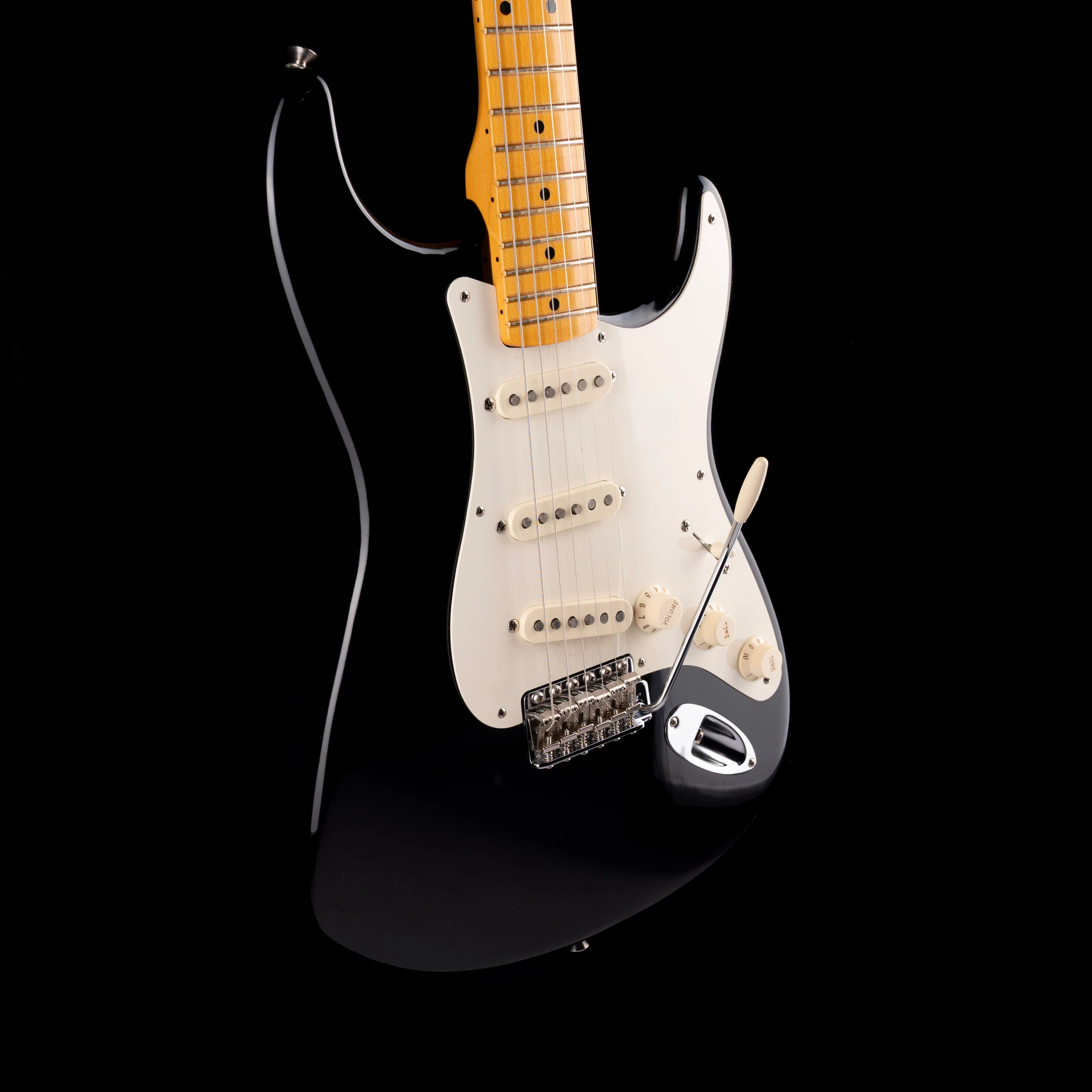 Pre Owned 2011 Fender Eric Johnson Stratocaster Black Autographed With OHSC - Image 6