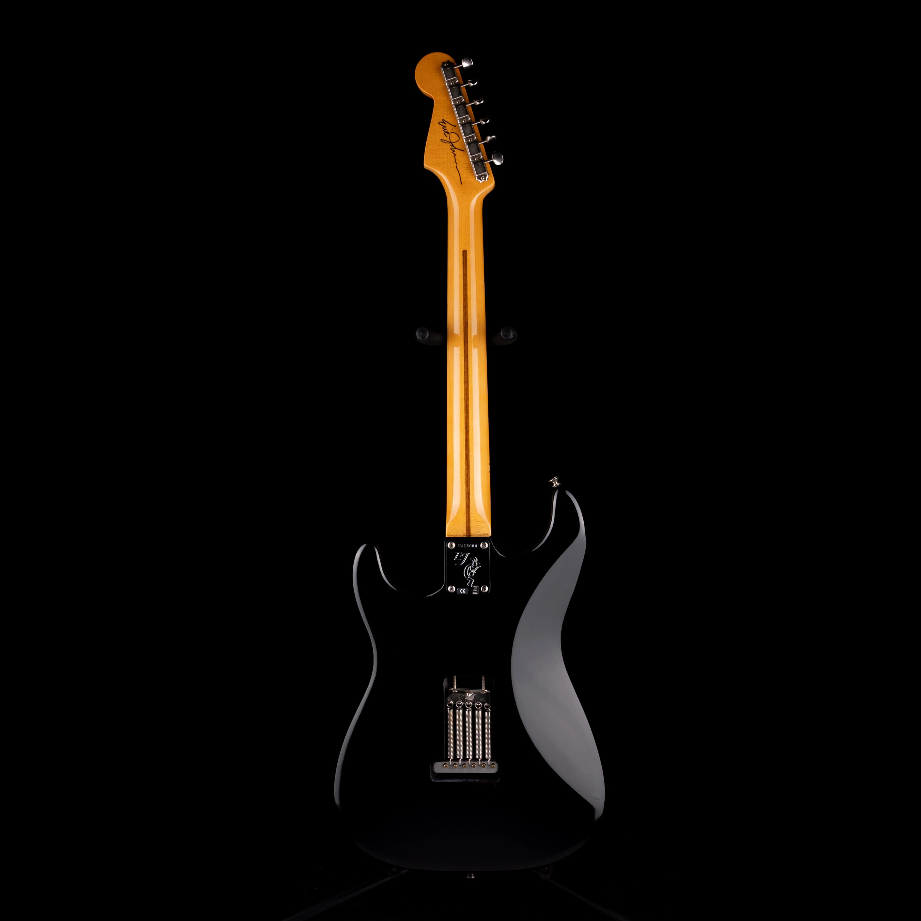 Pre Owned 2011 Fender Eric Johnson Stratocaster Black Autographed With OHSC - Image 9