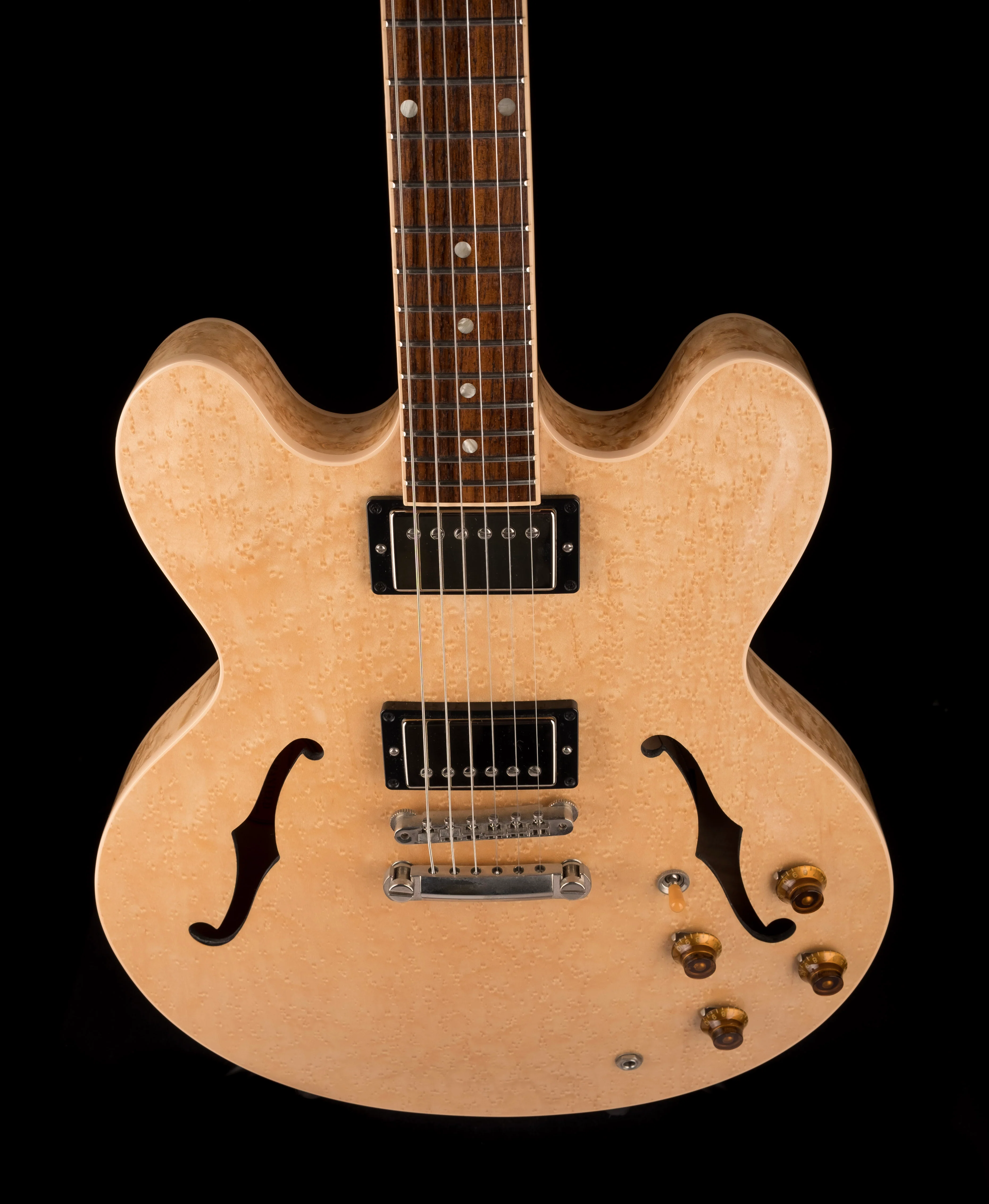 Pre Owned 2011 Gibson Custom Shop Limited Edition ES-335 Birdseye Maple Natural With OHSC - Image 4
