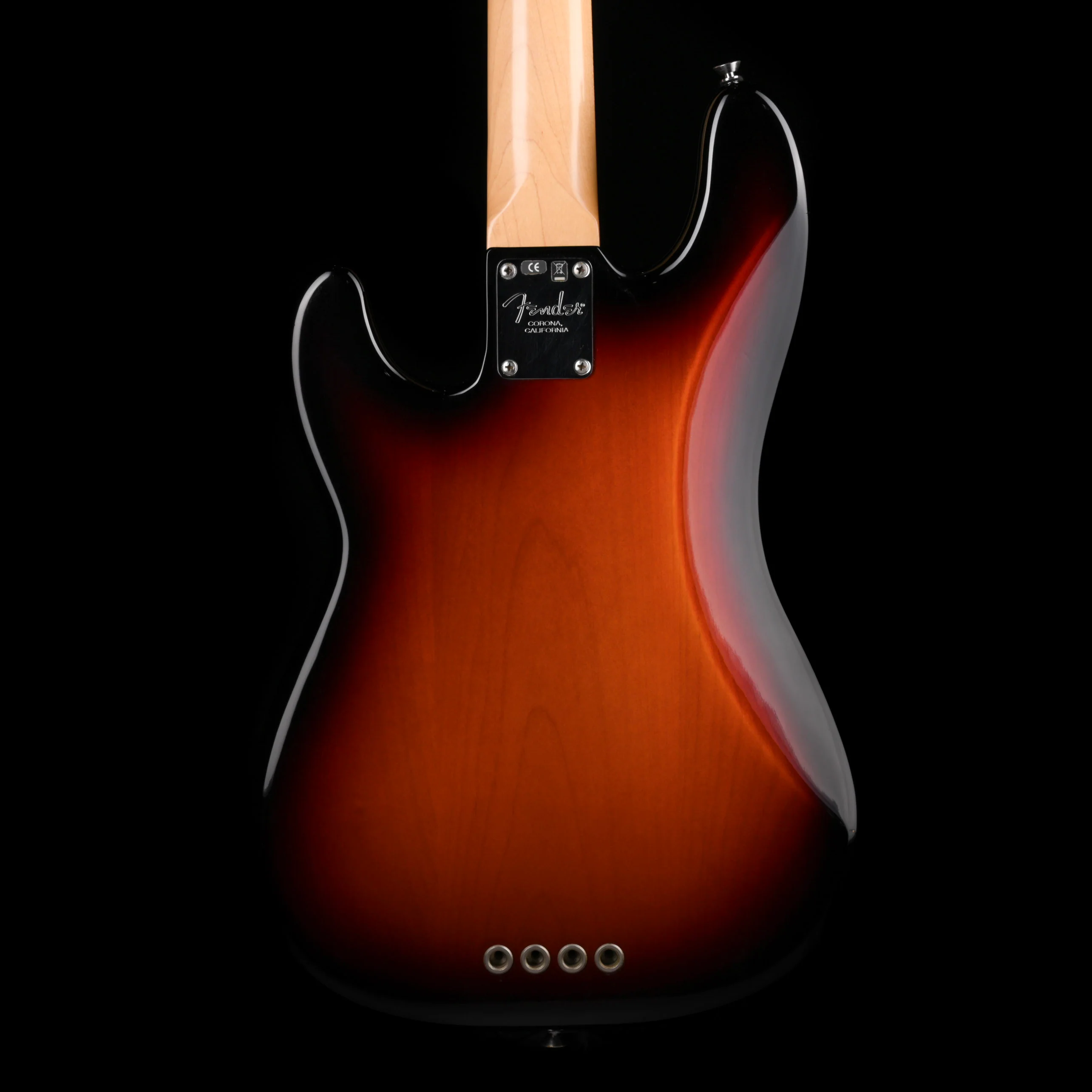 Pre Owned 2012 Fender American Standard Precision Bass 3-Tone Sunburst With OHSC - Image 7