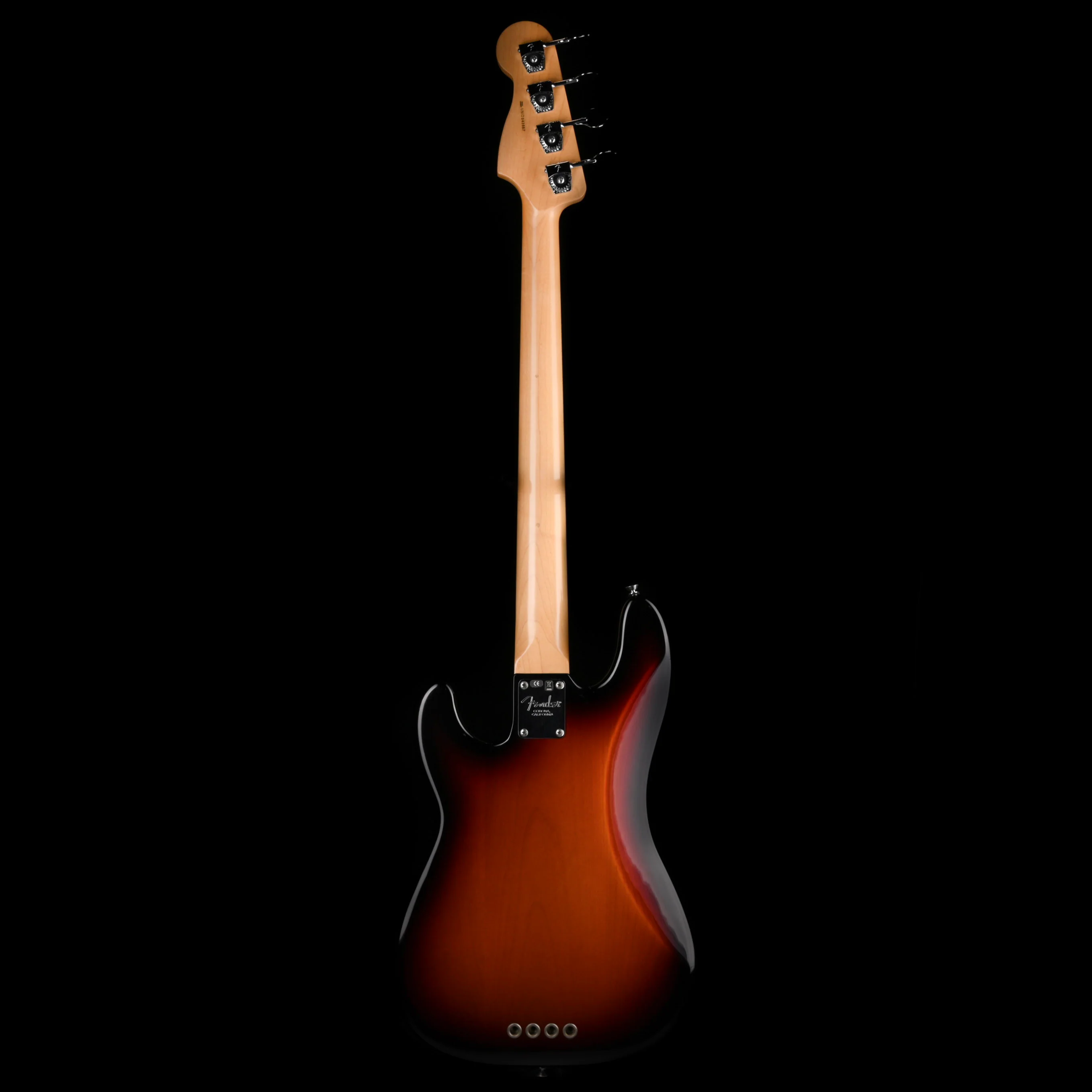 Pre Owned 2012 Fender American Standard Precision Bass 3-Tone Sunburst With OHSC - Image 8