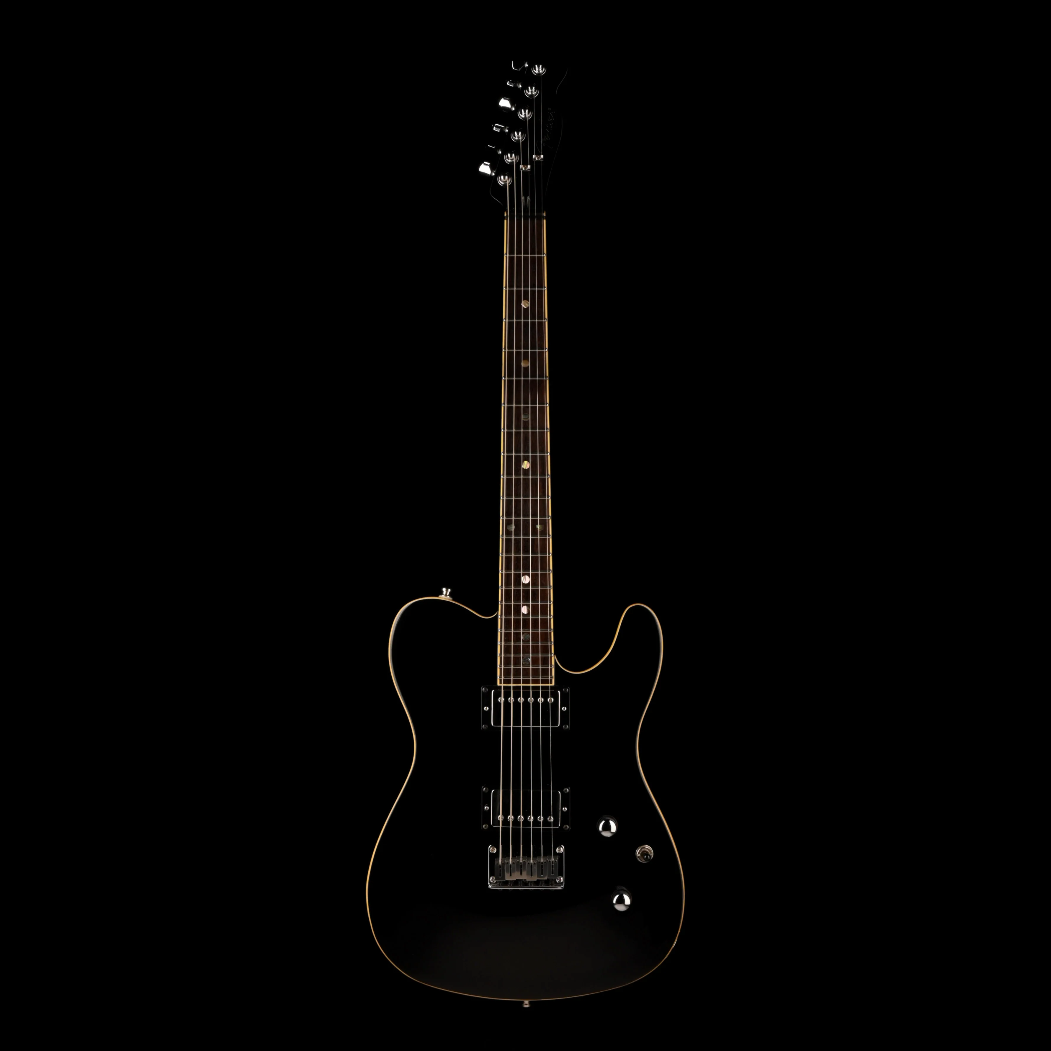 Pre Owned 2012 Fender FSR Custom Telecaster HH Black With Gig Bag - Image 2