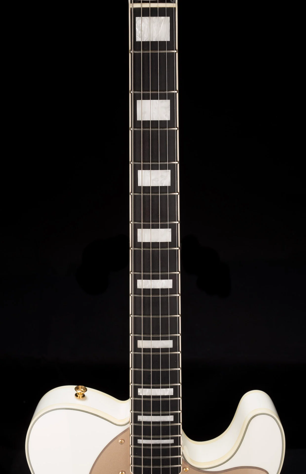 Pre Owned 2012 Fender Limited Edition Telecaster Thinline Super Deluxe Olympic White MIJ With Case - Image 12