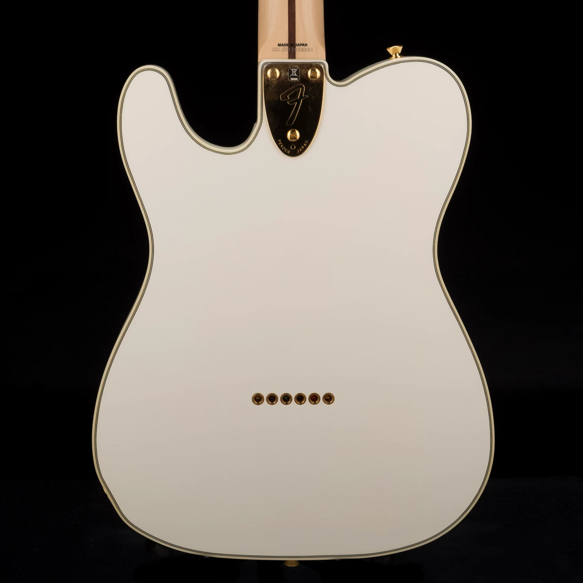 Pre Owned 2012 Fender Limited Edition Telecaster Thinline Super Deluxe Olympic White MIJ With Case - Image 13