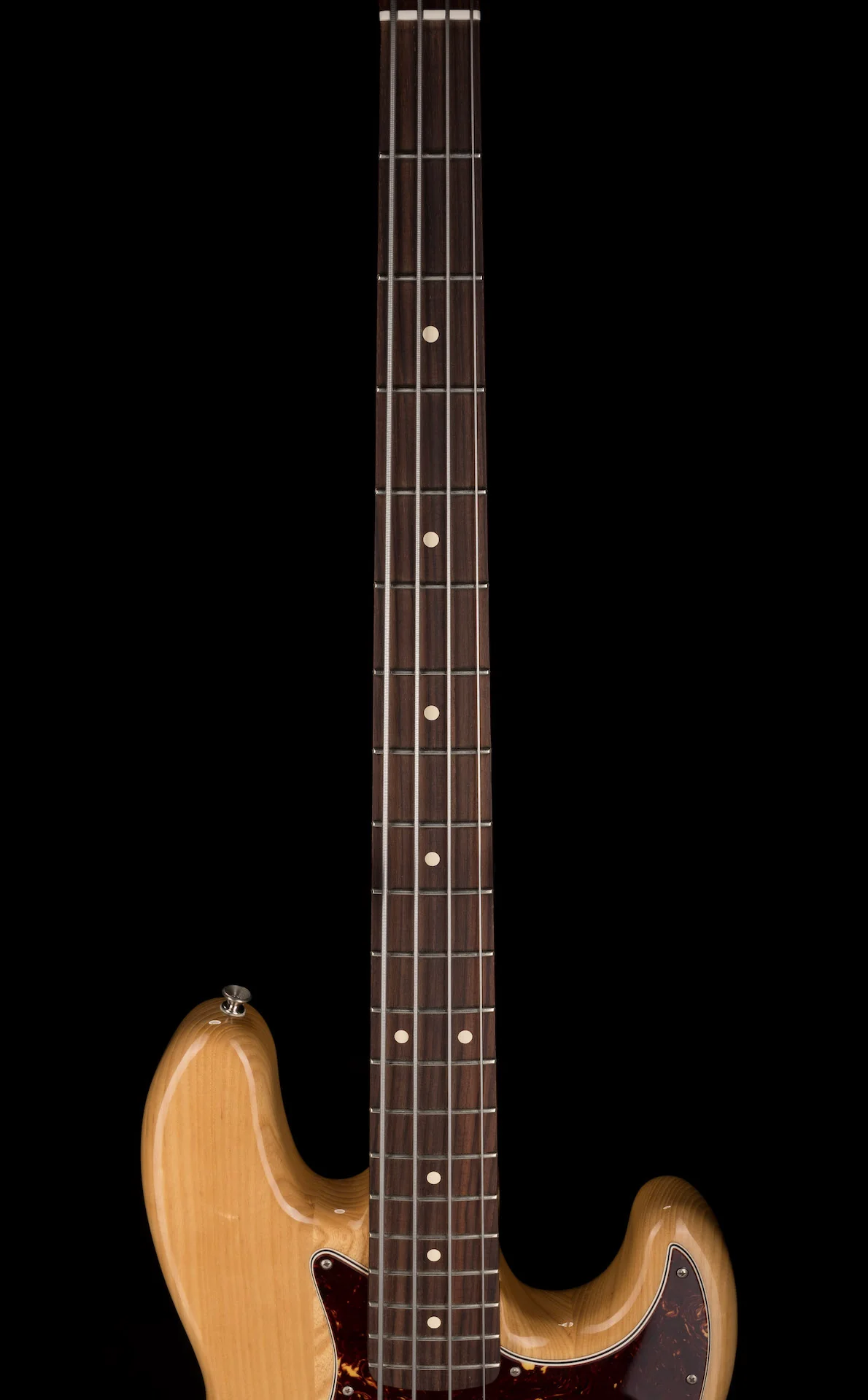 Pre Owned 2012 Fender Special Run Deluxe Jazz Bass Natural with Case - Image 11
