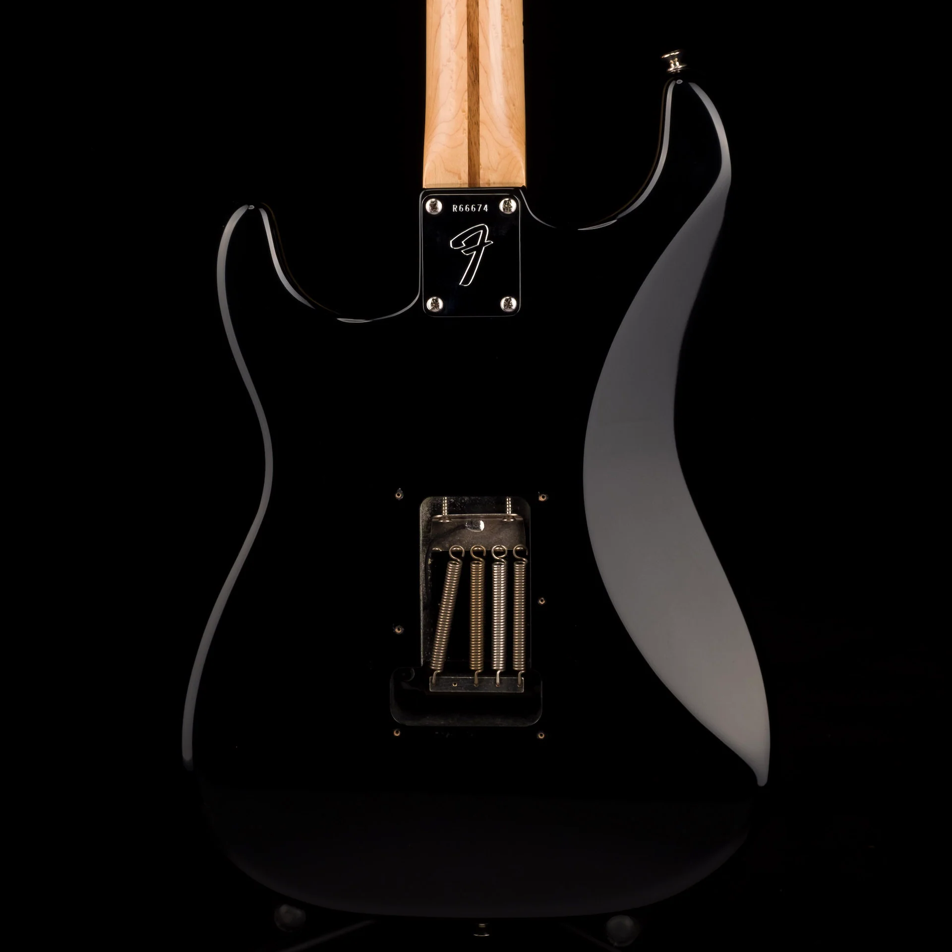 Pre Owned 2012 Fender Masterbuilt Jason Smith 1969 NOS Stratocaster HSH Black With OHSC - Image 13