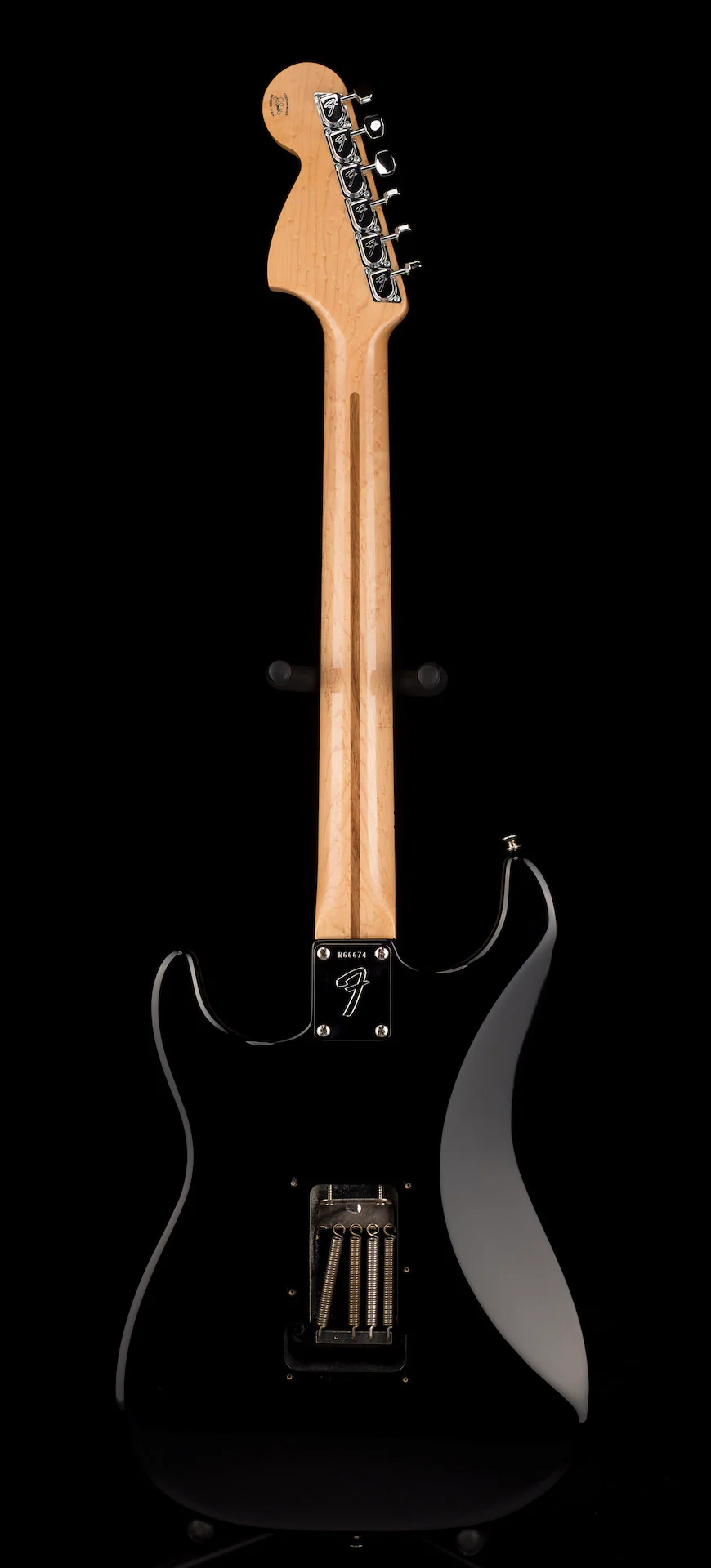 Pre Owned 2012 Fender Masterbuilt Jason Smith 1969 NOS Stratocaster HSH Black With OHSC - Image 14