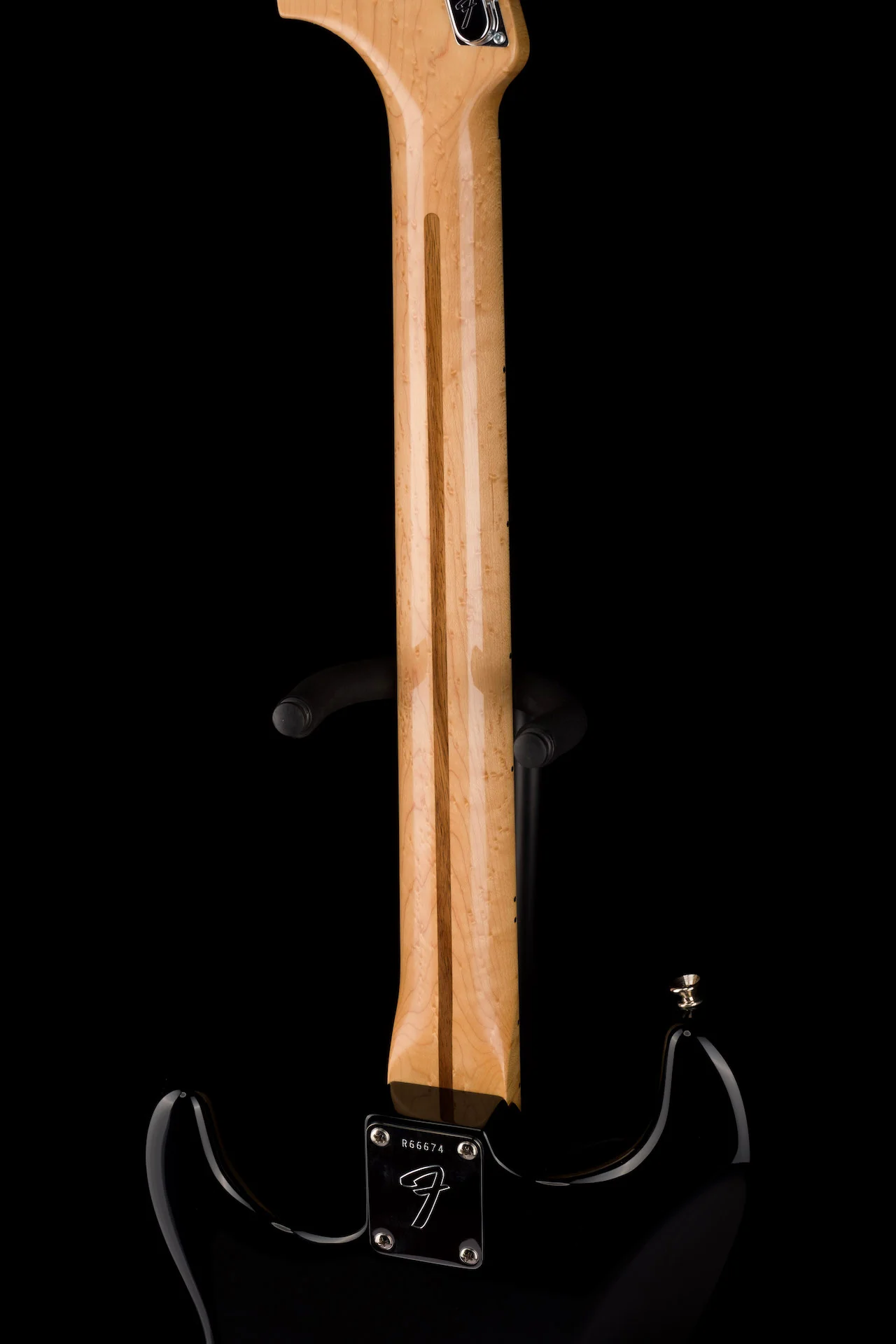 Pre Owned 2012 Fender Masterbuilt Jason Smith 1969 NOS Stratocaster HSH Black With OHSC - Image 16