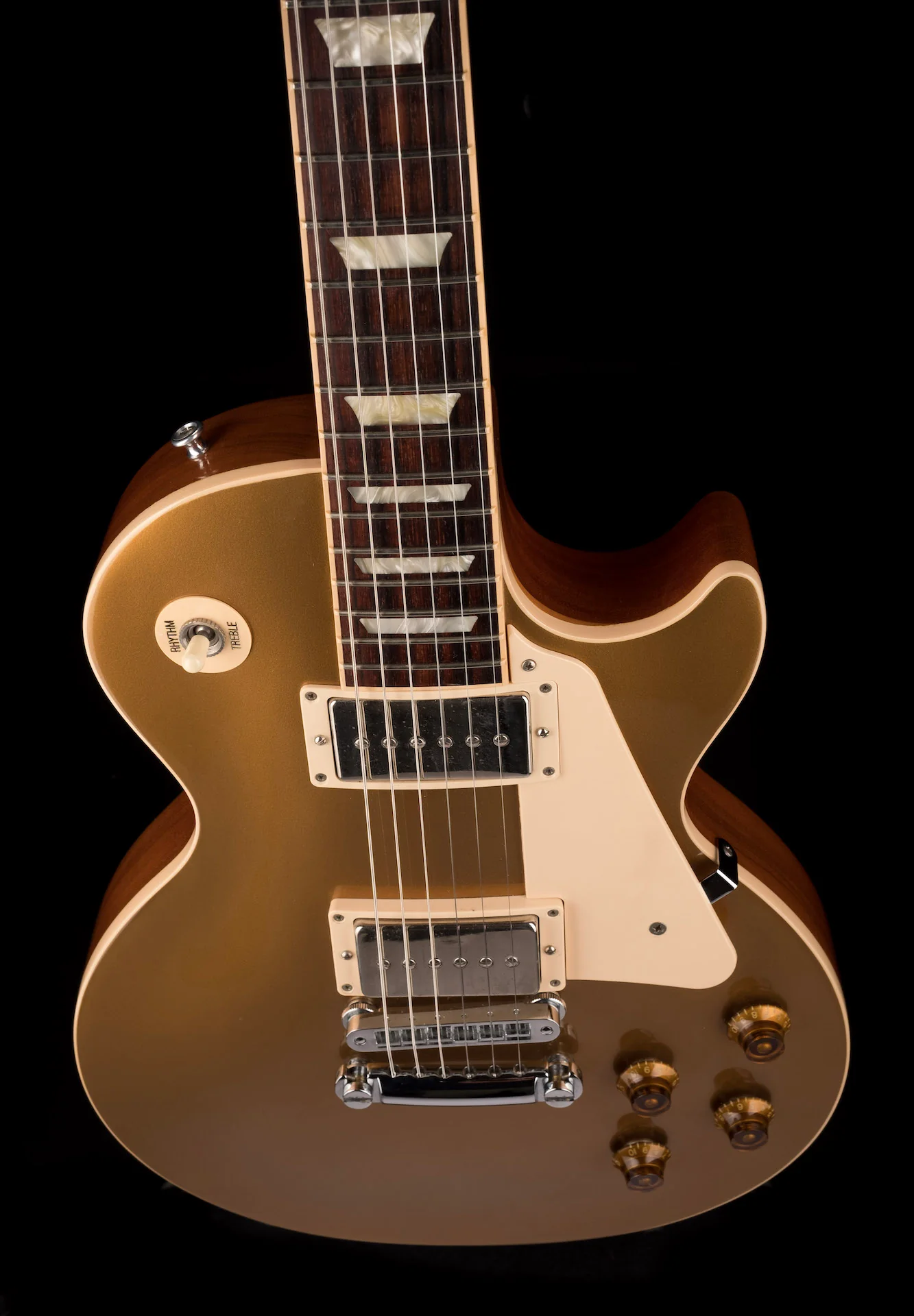 Pre Owned 2012 Gibson Les Paul Standard Goldtop With OHSC - Image 4