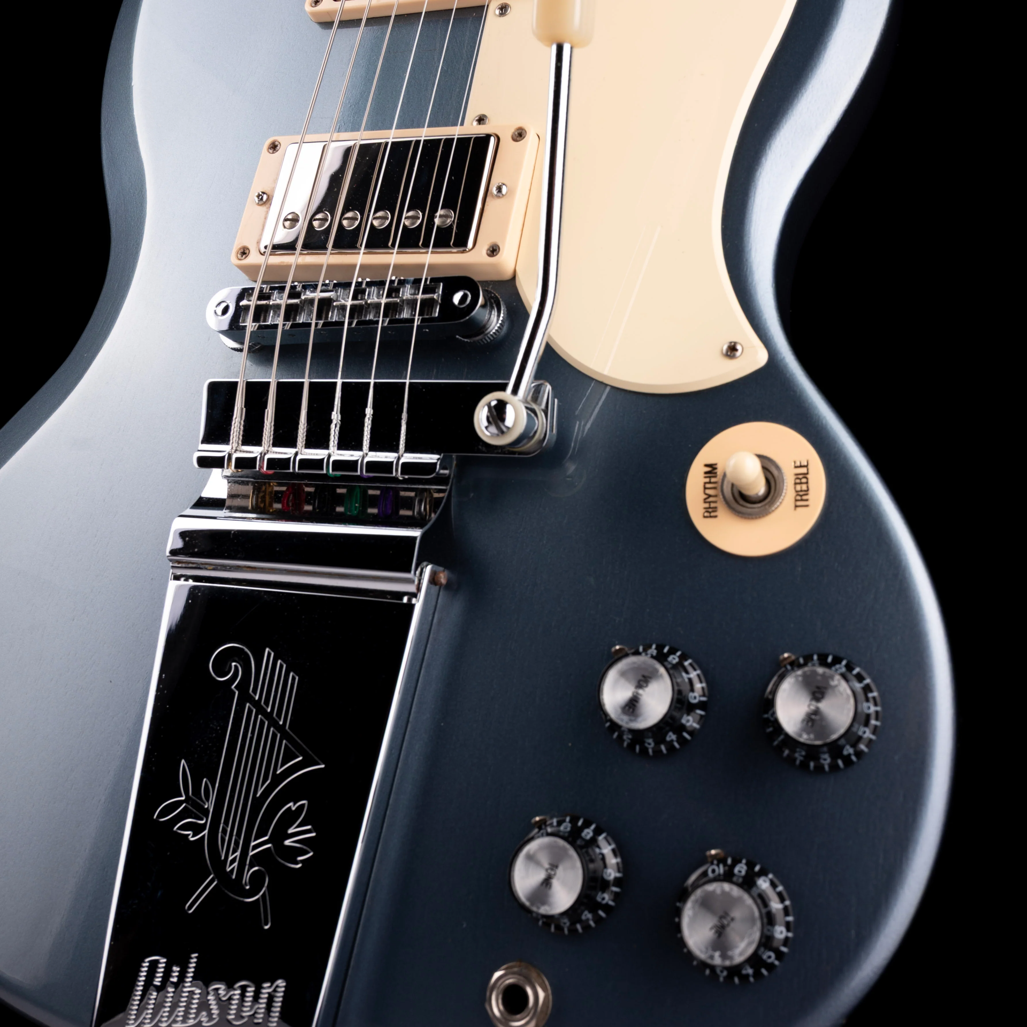 Pre Owned 2012 Gibson Limited Edition Jeff Tweedy 1961 SG Standard - Blue Mist With OHSC - Image 6