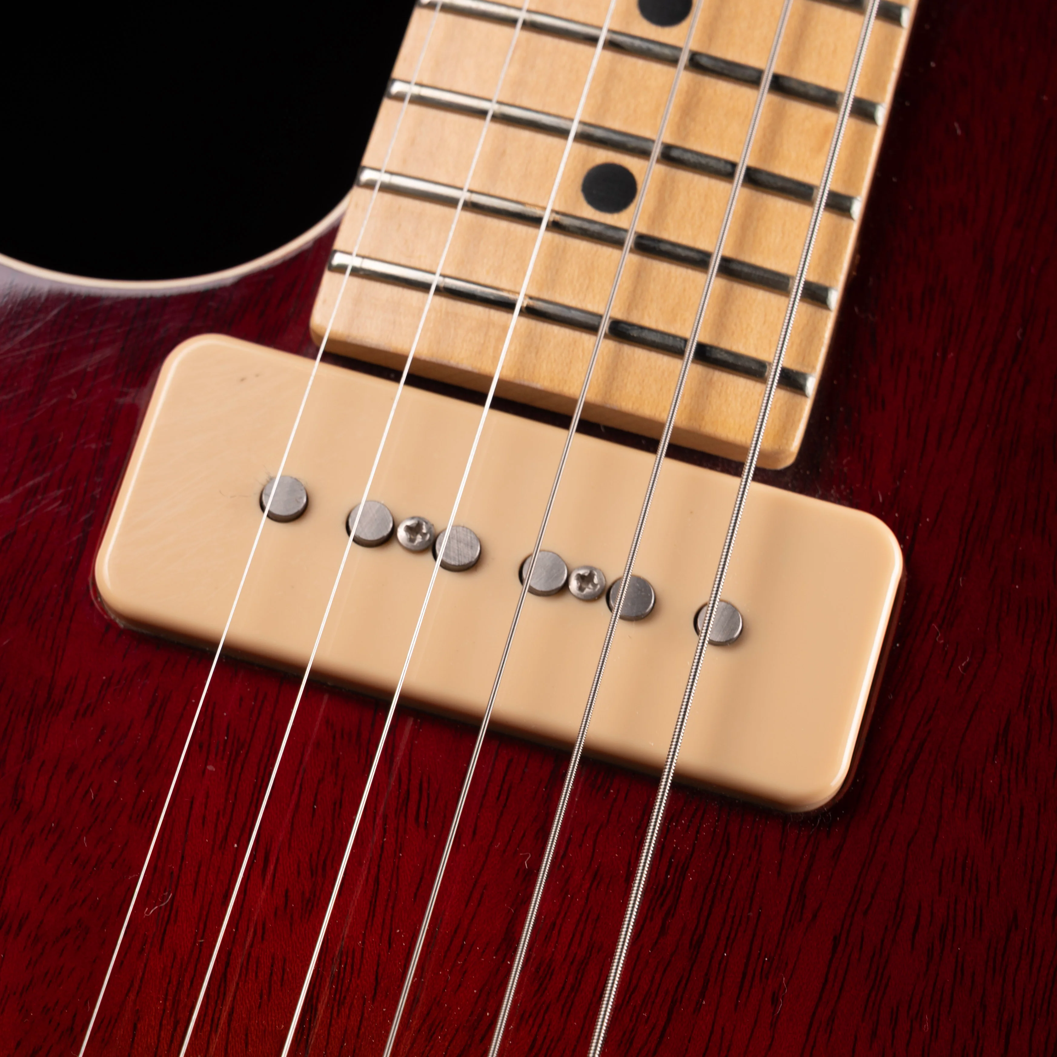 Pre-Owned 2012 St. Blues 61 South Left-Handed Walnut Burst With OHSC - Image 3
