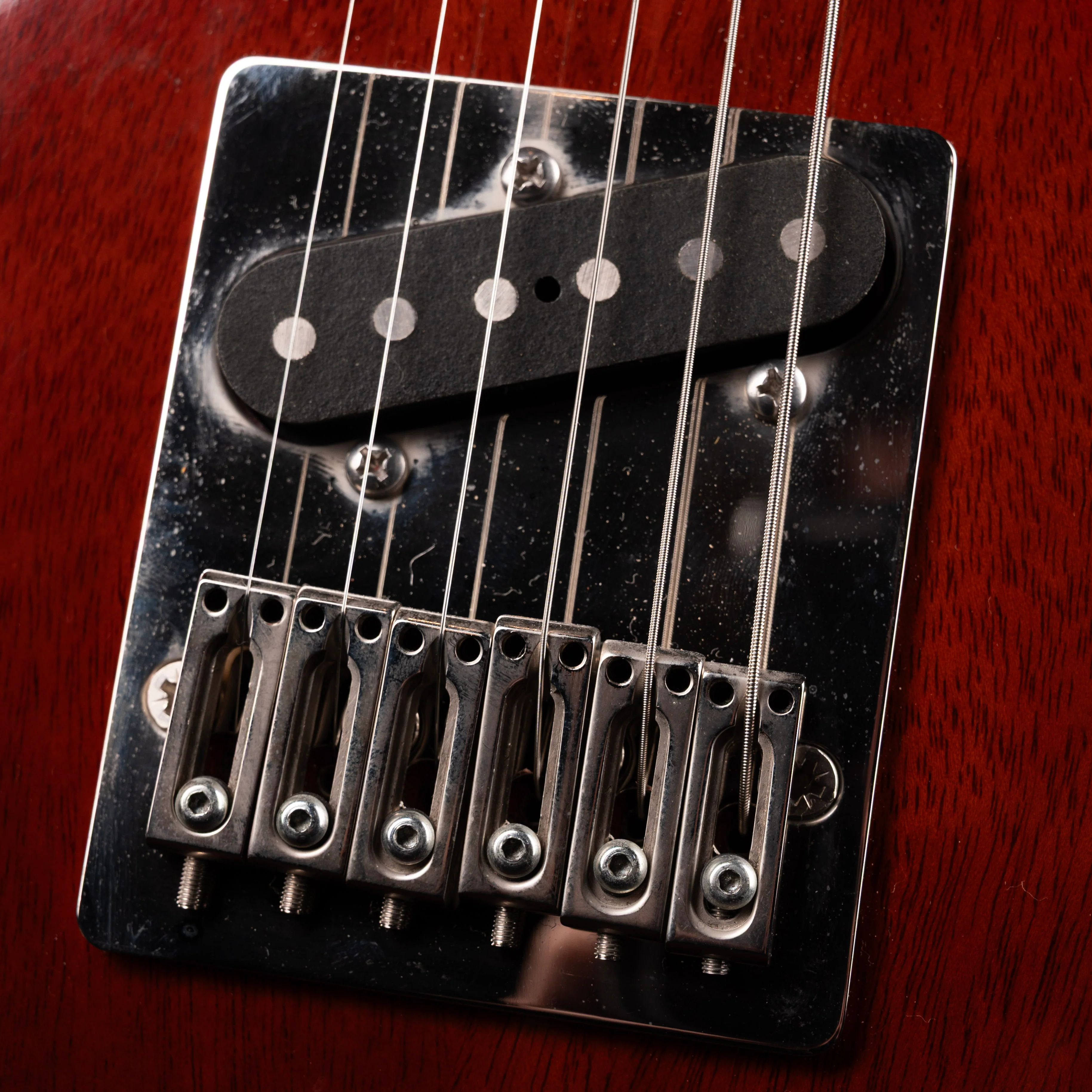 Pre-Owned 2012 St. Blues 61 South Left-Handed Walnut Burst With OHSC - Image 4