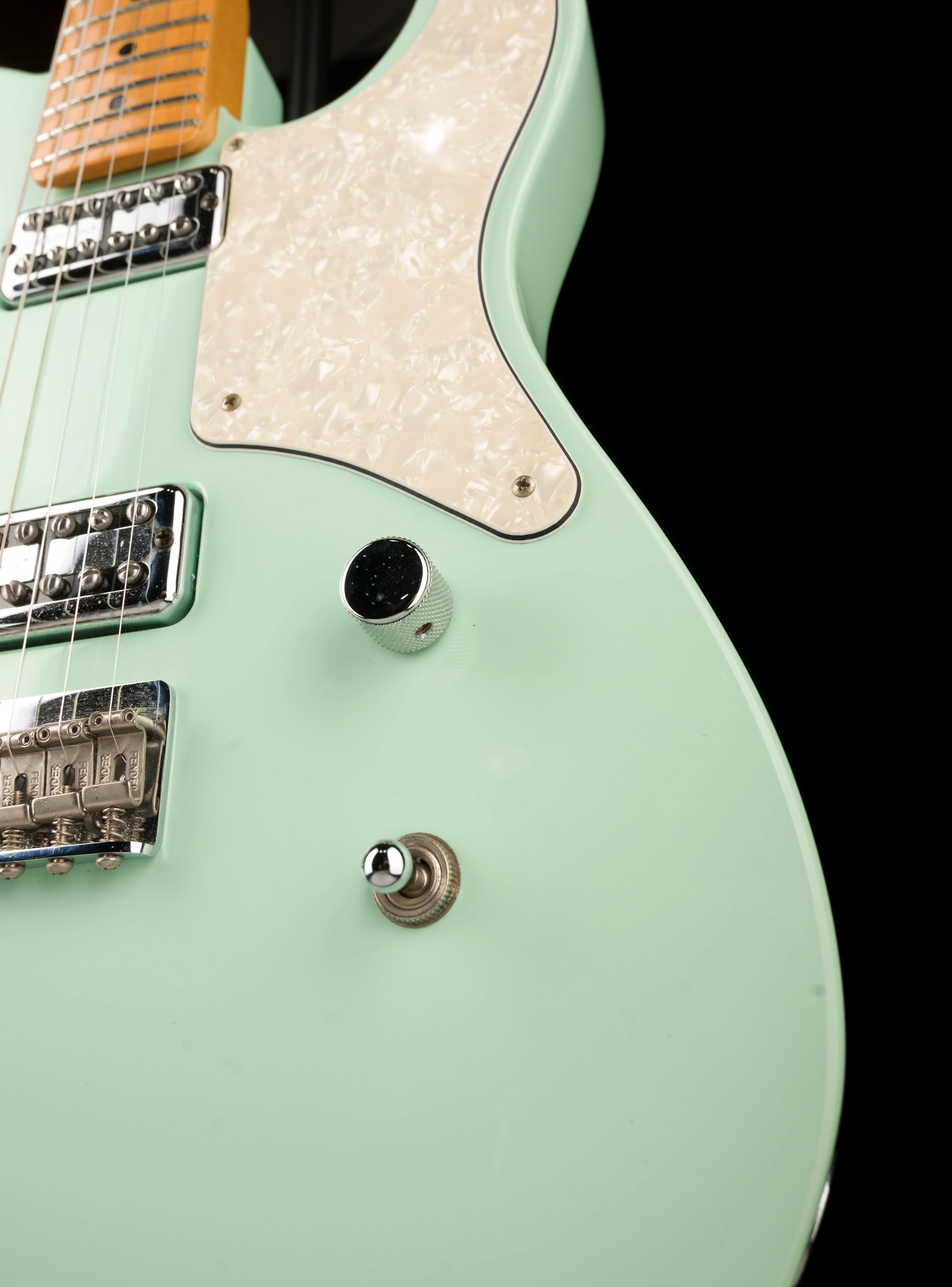 Pre Owned 2013 Fender Cabronita Telecaster Surf Green Electric Guitar - Image 8