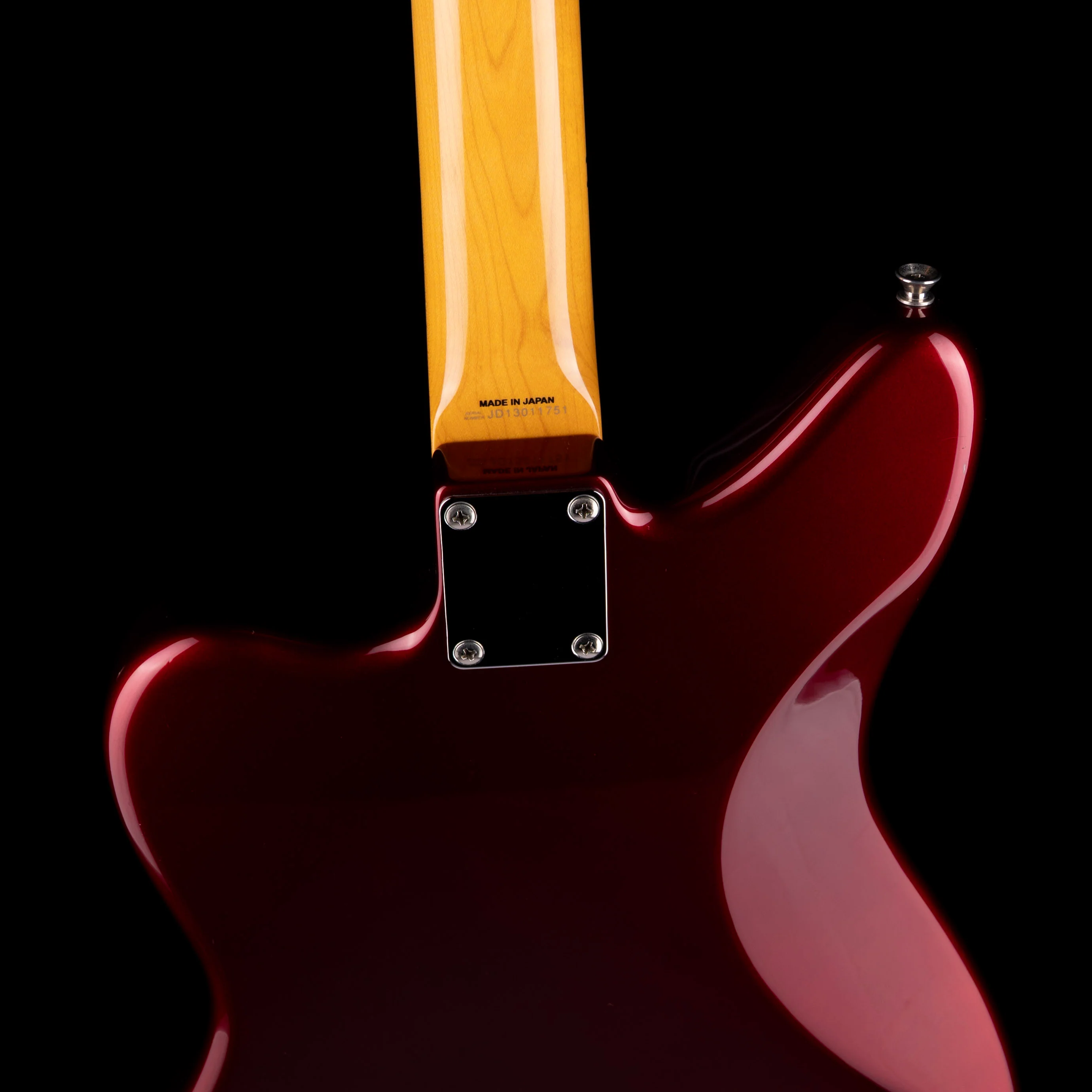 Pre-Owned 2013 Fender MIJ '66 Reissue Jaguar Candy Apple Red With Case - Image 11