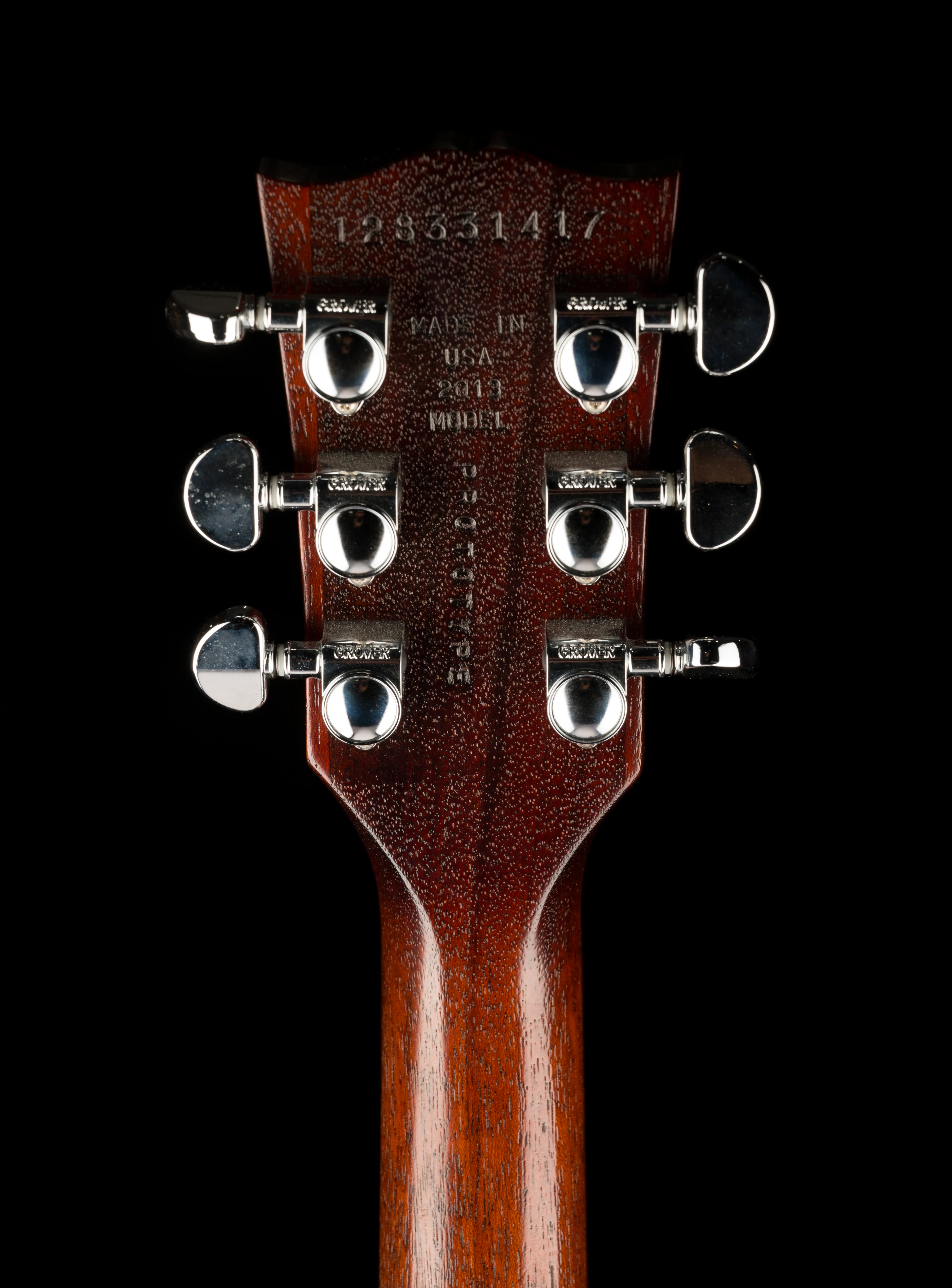 Pre Owned 2013 Gibson 50s Tribute SG Prototype Brown Mahogany With Gig Bag - Image 18