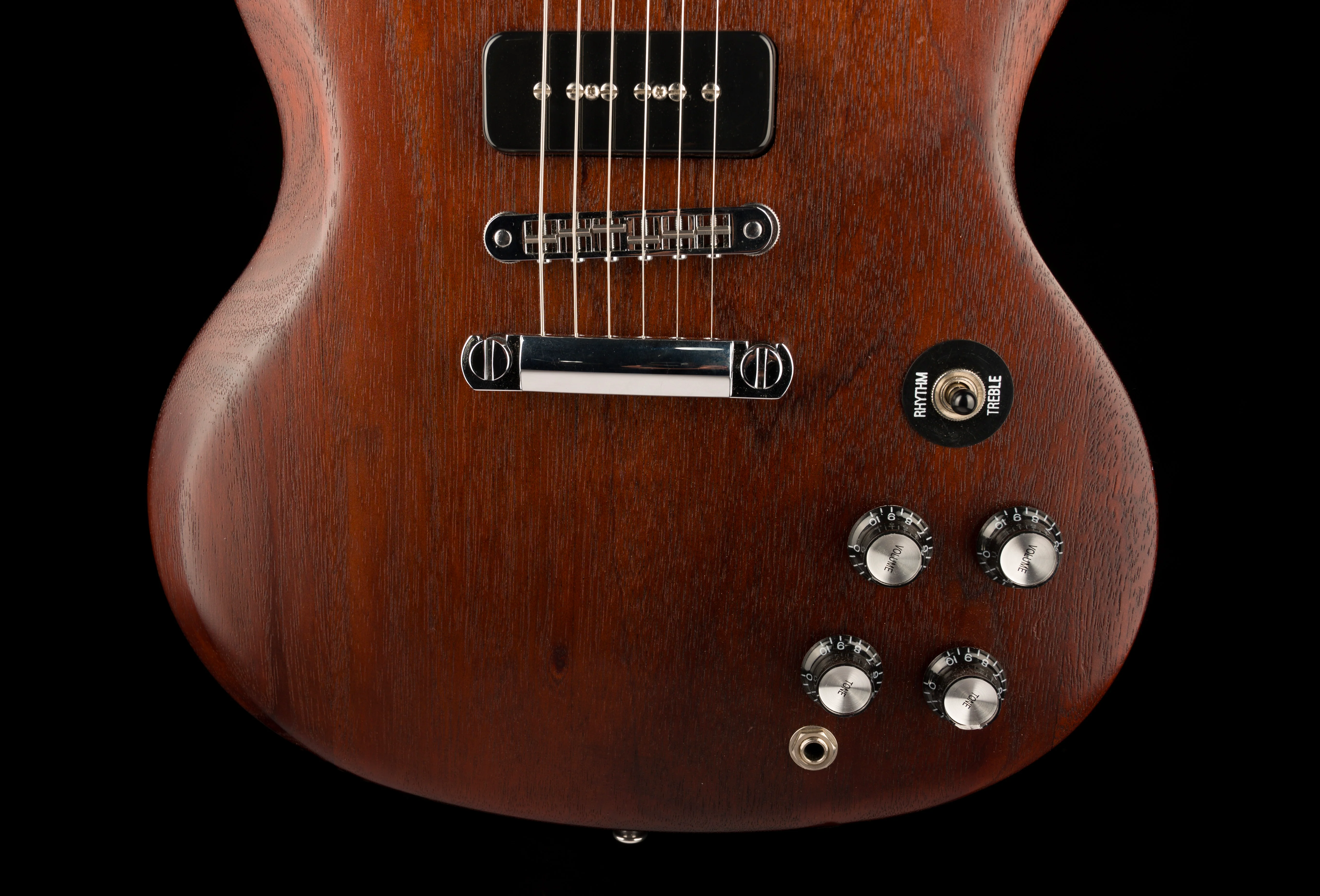Pre Owned 2013 Gibson 50s Tribute SG Prototype Brown Mahogany With Gig Bag - Image 6