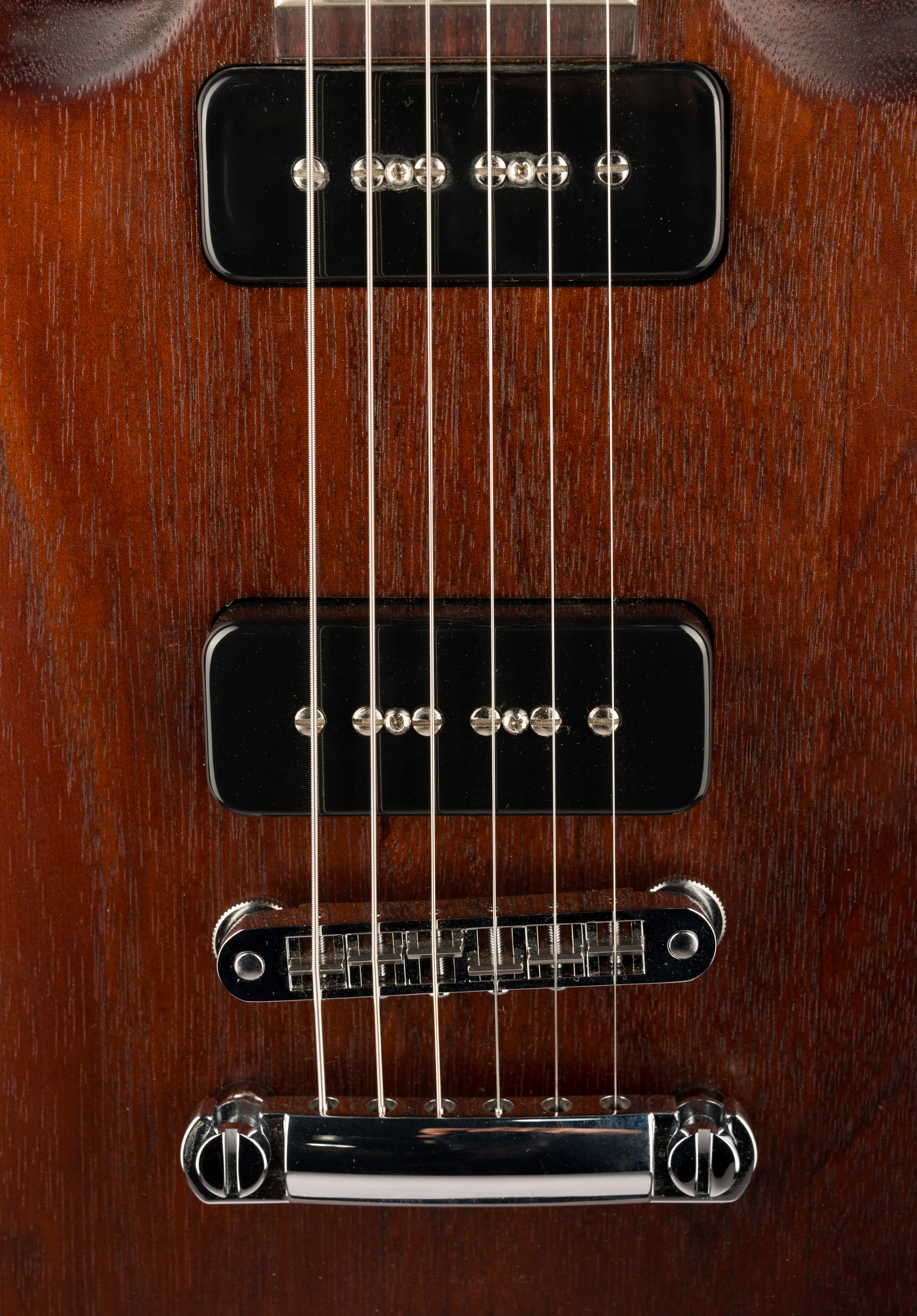 Pre Owned 2013 Gibson 50s Tribute SG Prototype Brown Mahogany With Gig Bag - Image 8