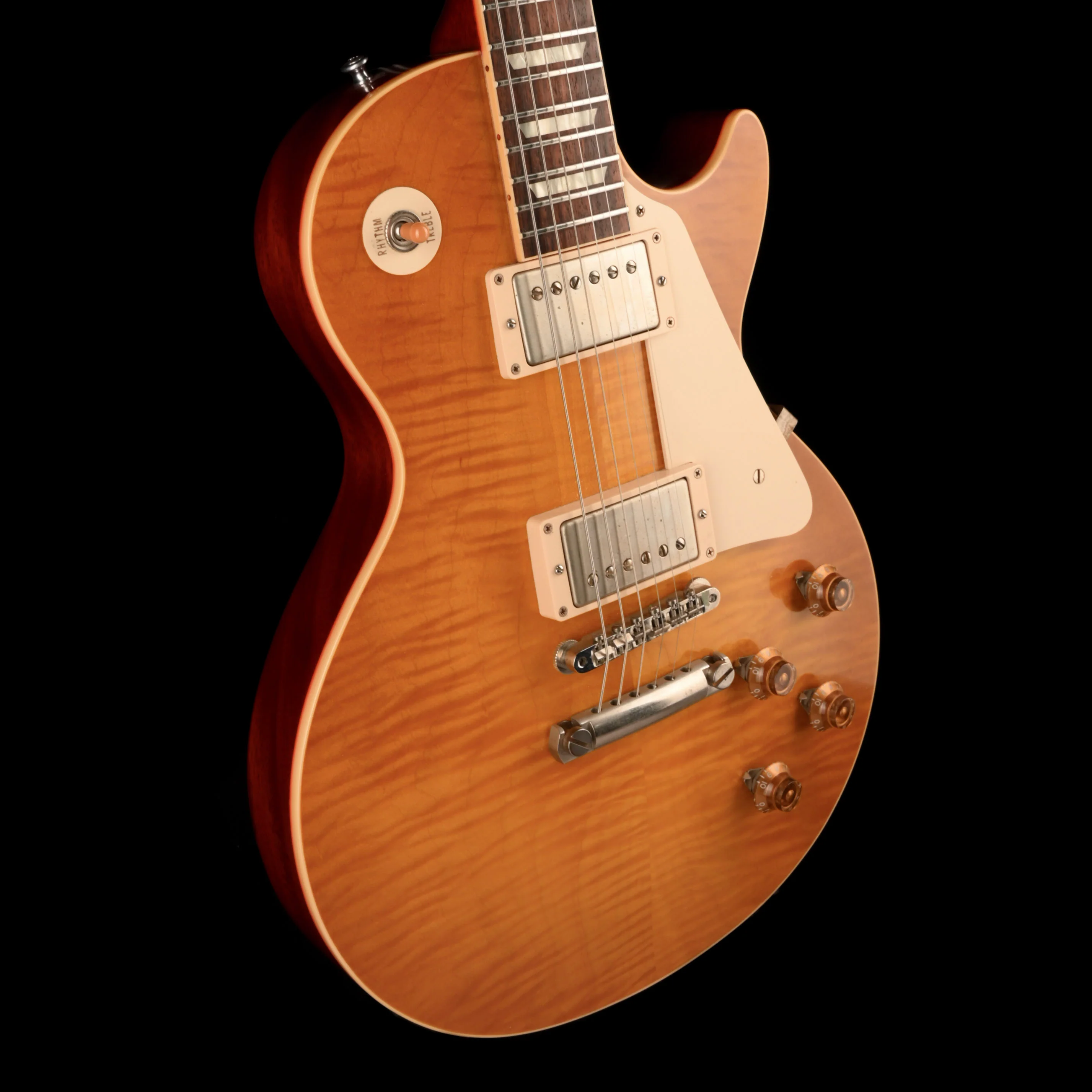 Pre Owned 2013 Gibson Custom Shop Historic Collection 1959 Les Paul R9 VOS Lemon Burst With OHSC - Colin Hay Gear - Image 6