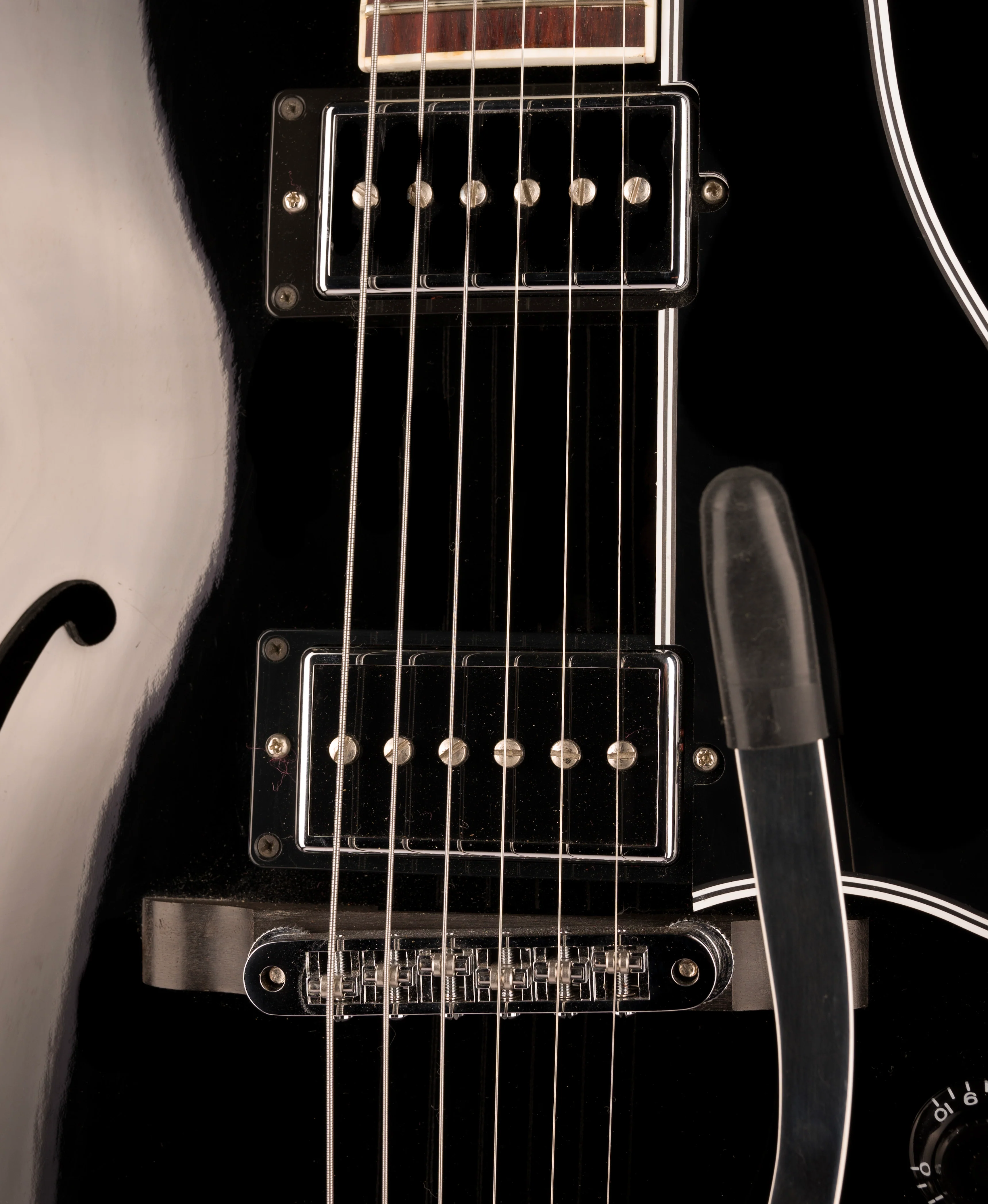 Pre Owned 2013 Gibson ES-195 Black With Case - Image 7