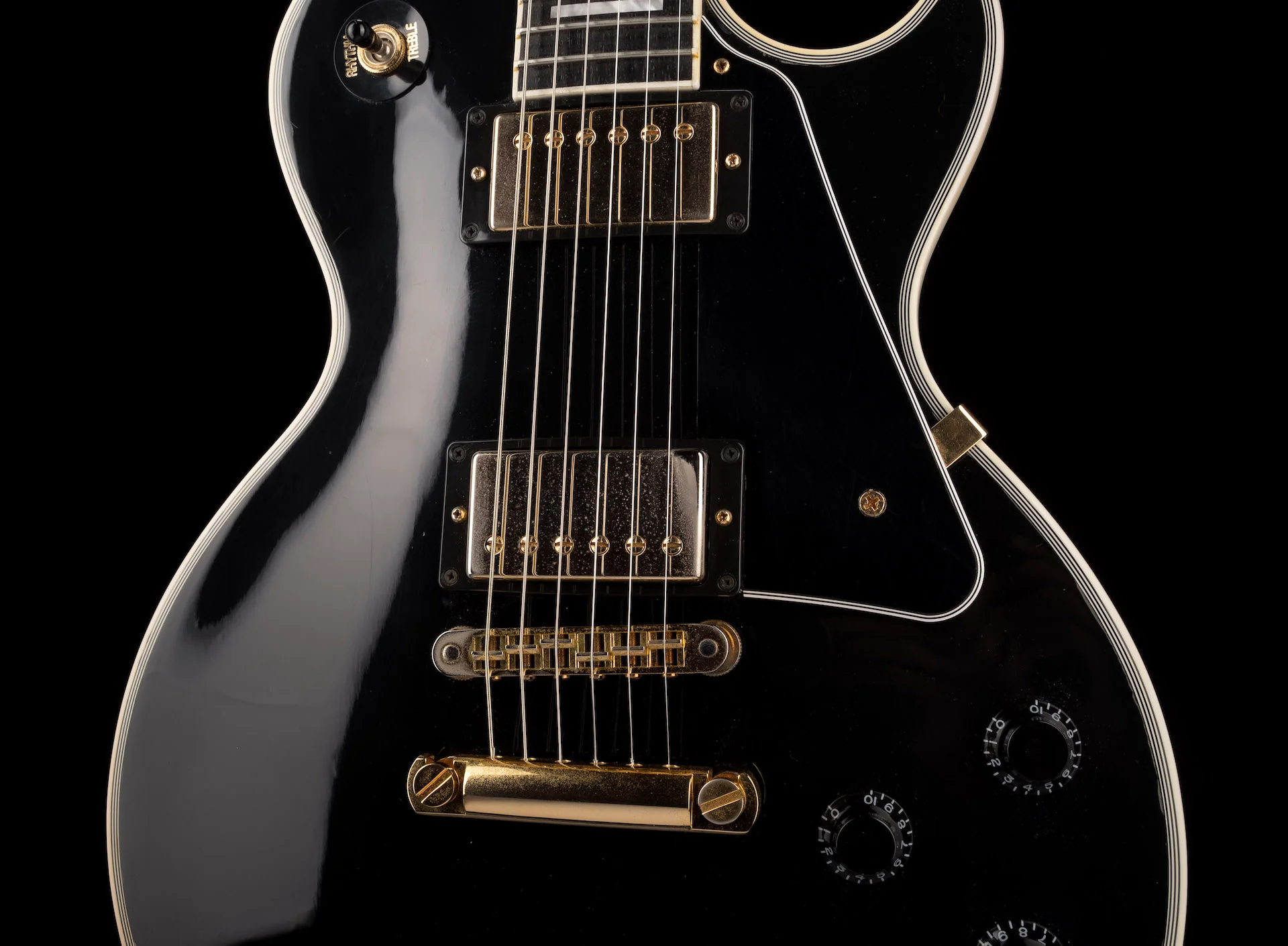 Pre Owned 2013 Gibson Les Paul Custom Lite Ebony With OHSC - Image 6