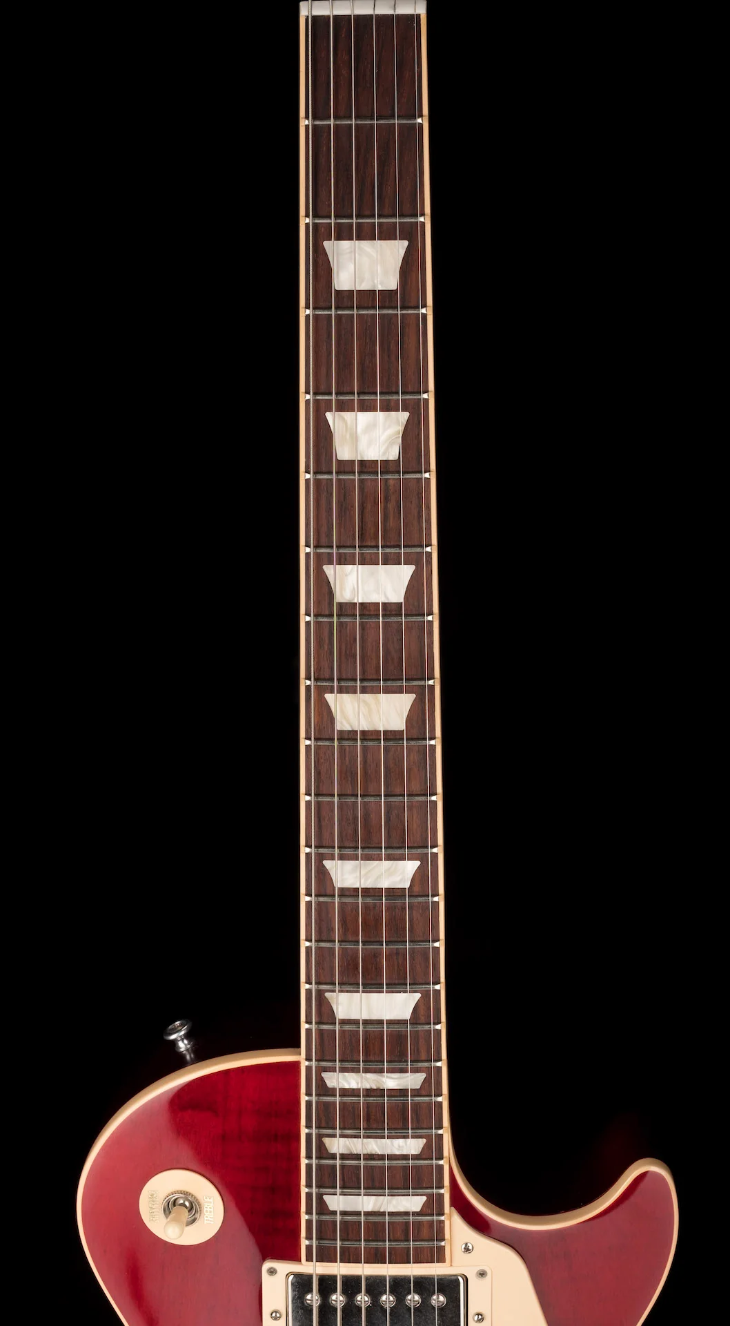 Pre Owned 2013 Gibson Les Paul Traditional Pro II Wine Red With OHSC - Image 10