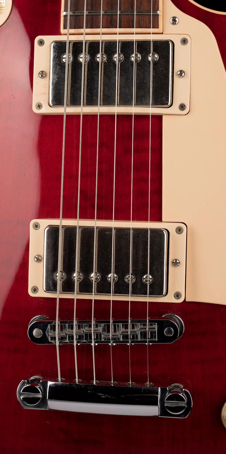 Pre Owned 2013 Gibson Les Paul Traditional Pro II Wine Red With OHSC - Image 6
