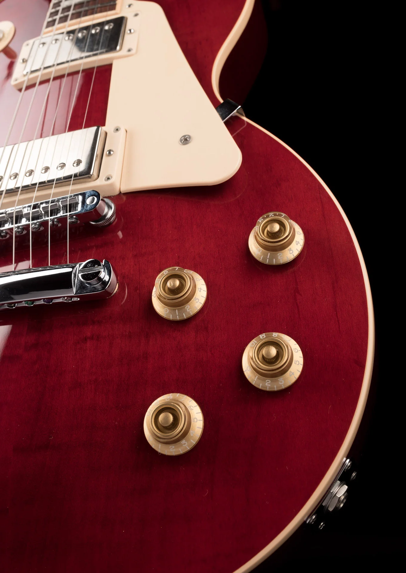 Pre Owned 2013 Gibson Les Paul Traditional Pro II Wine Red With OHSC - Image 7