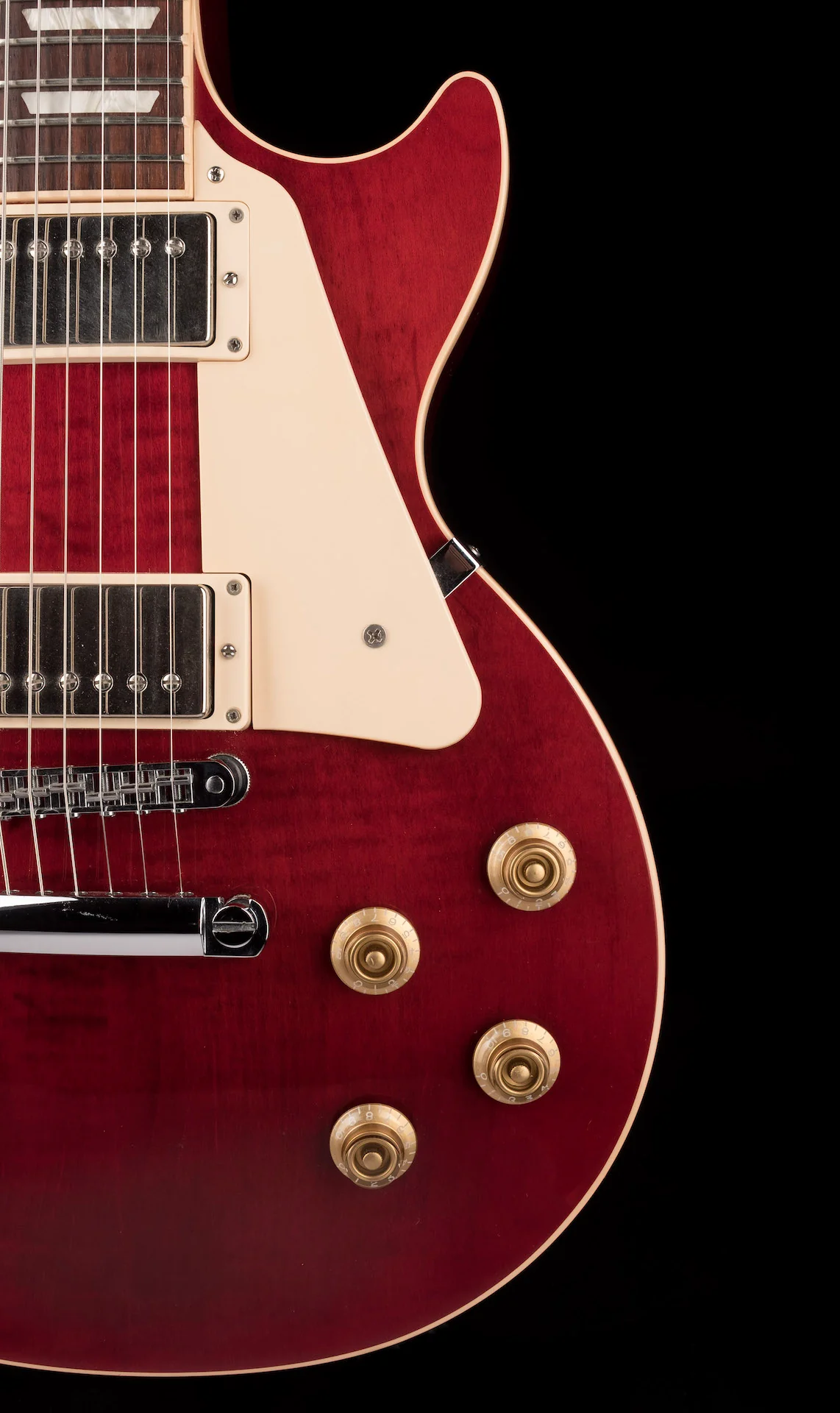 Pre Owned 2013 Gibson Les Paul Traditional Pro II Wine Red With OHSC - Image 8