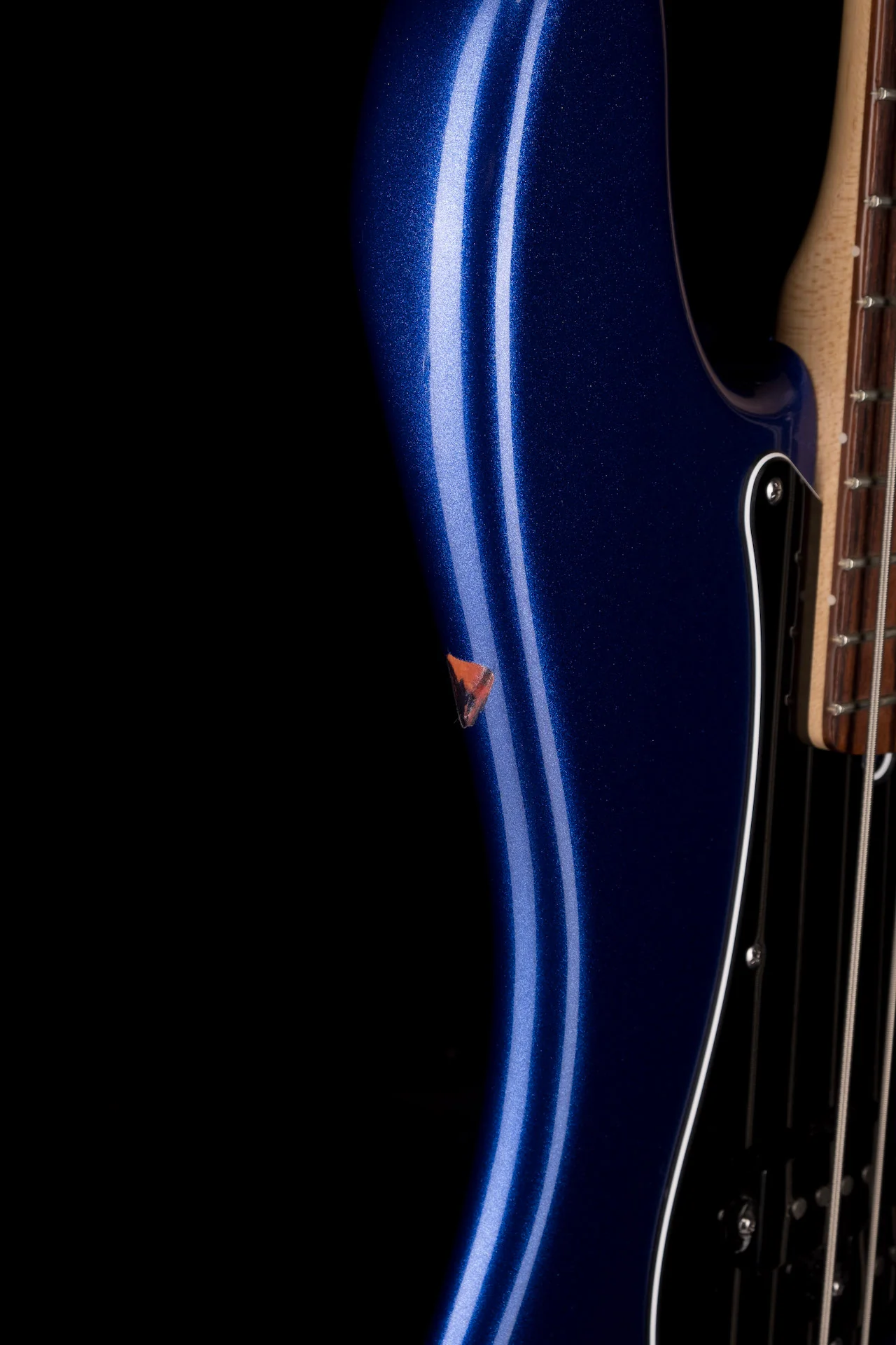Pre-Owned 2014 American Standard Precision Bass Mystic Blue with OHSC - Image 9