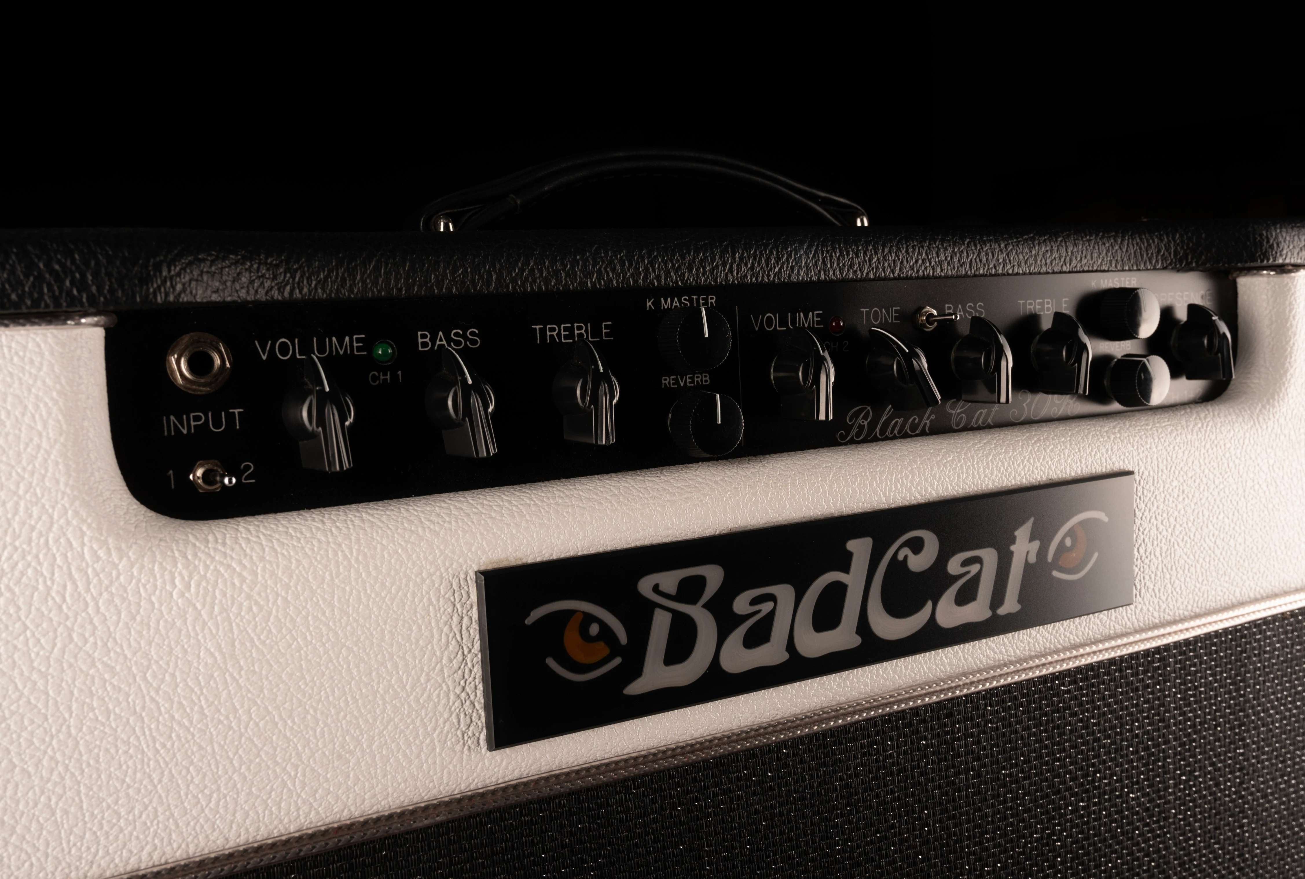 Pre Owned 2014 Bad Cat Black Cat 30R 1x12" Guitar Amp Combo - Original Hand-Wired Series - Image 4