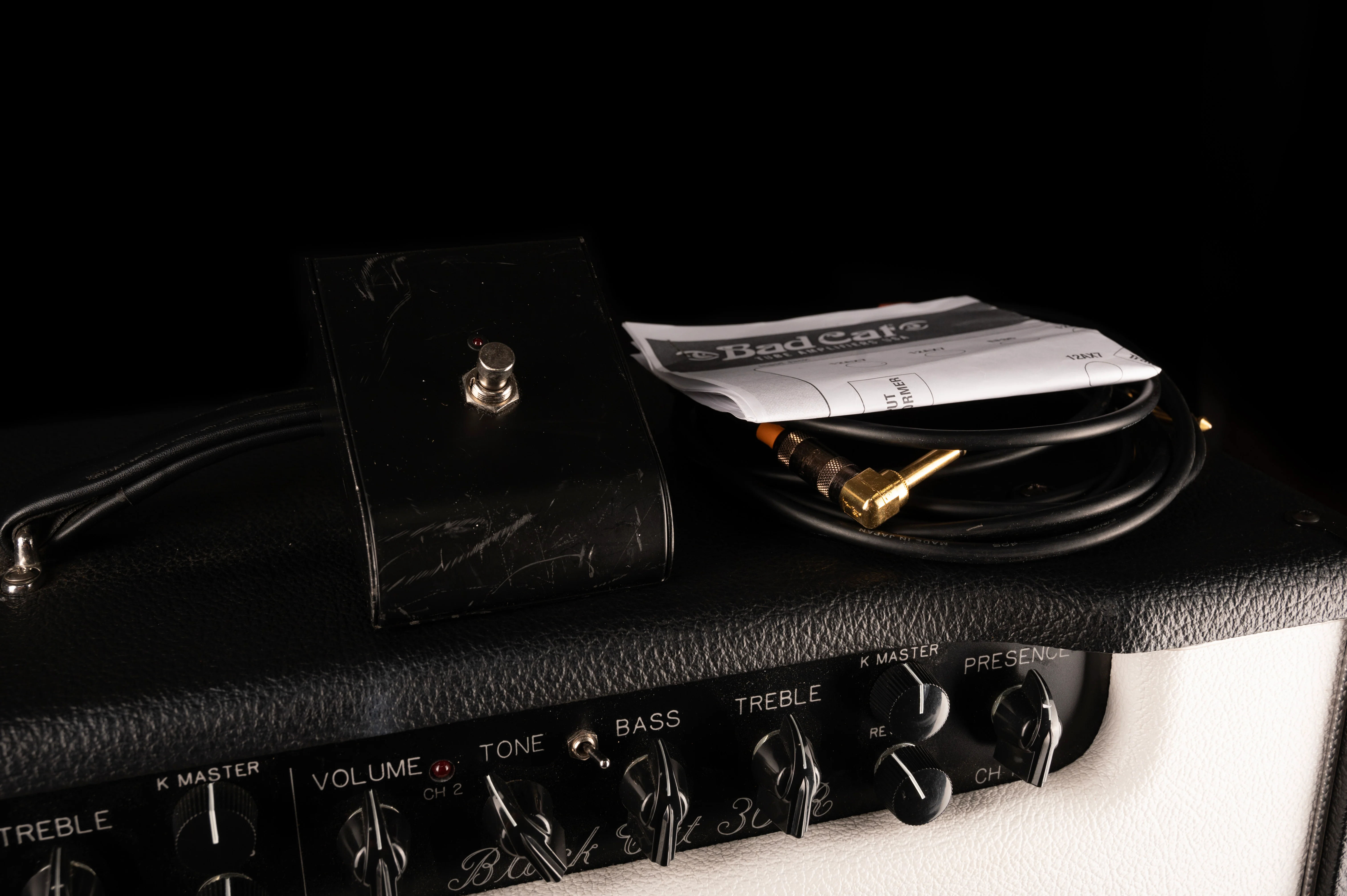 Pre Owned 2014 Bad Cat Black Cat 30R 1x12" Guitar Amp Combo - Original Hand-Wired Series - Image 6