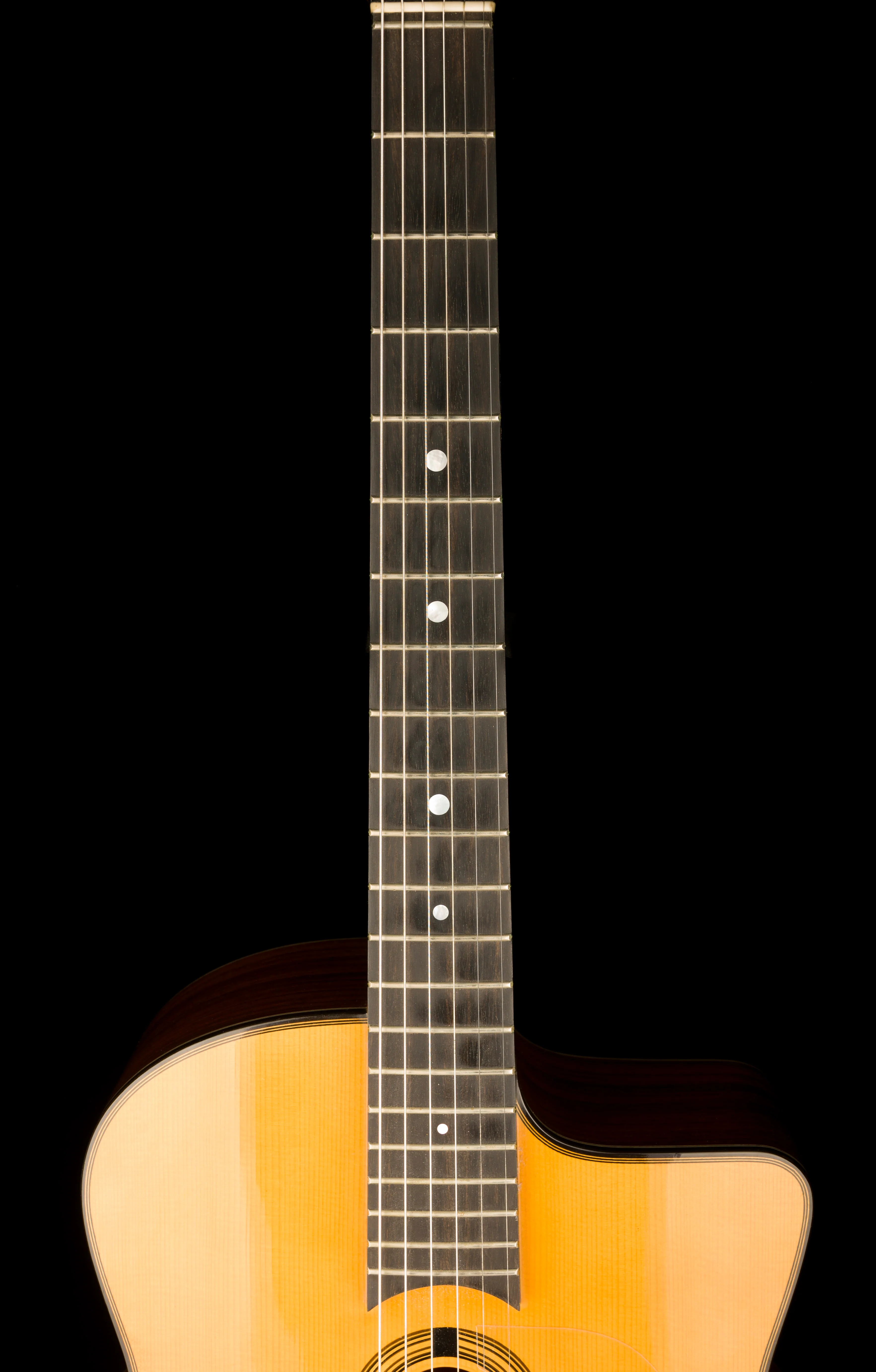 Pre Owned 2014 Dupont MD50R Gypsy Jazz Guitar Natural With HSC - Image 11