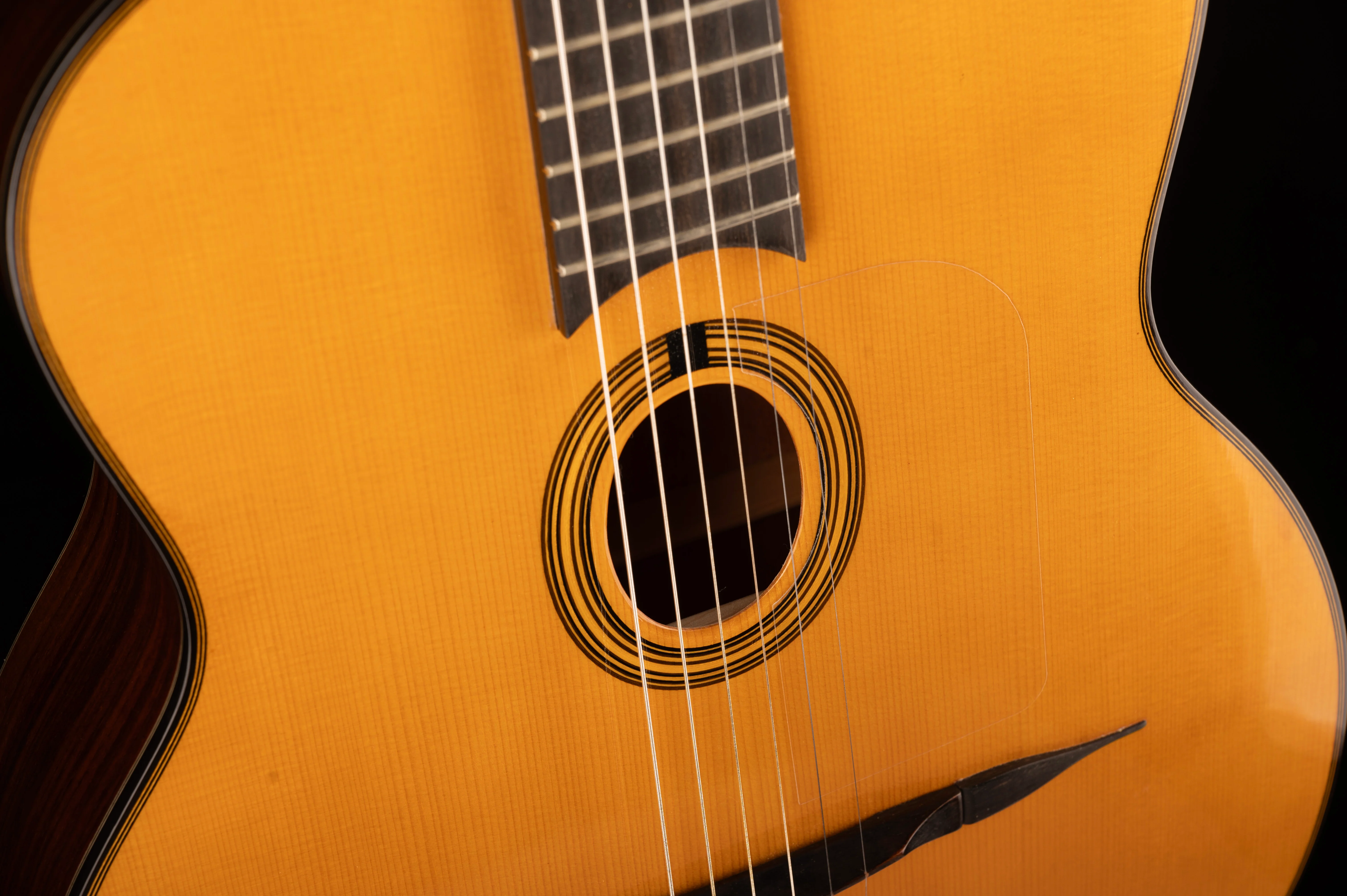 Pre Owned 2014 Dupont MD50R Gypsy Jazz Guitar Natural With HSC - Image 7