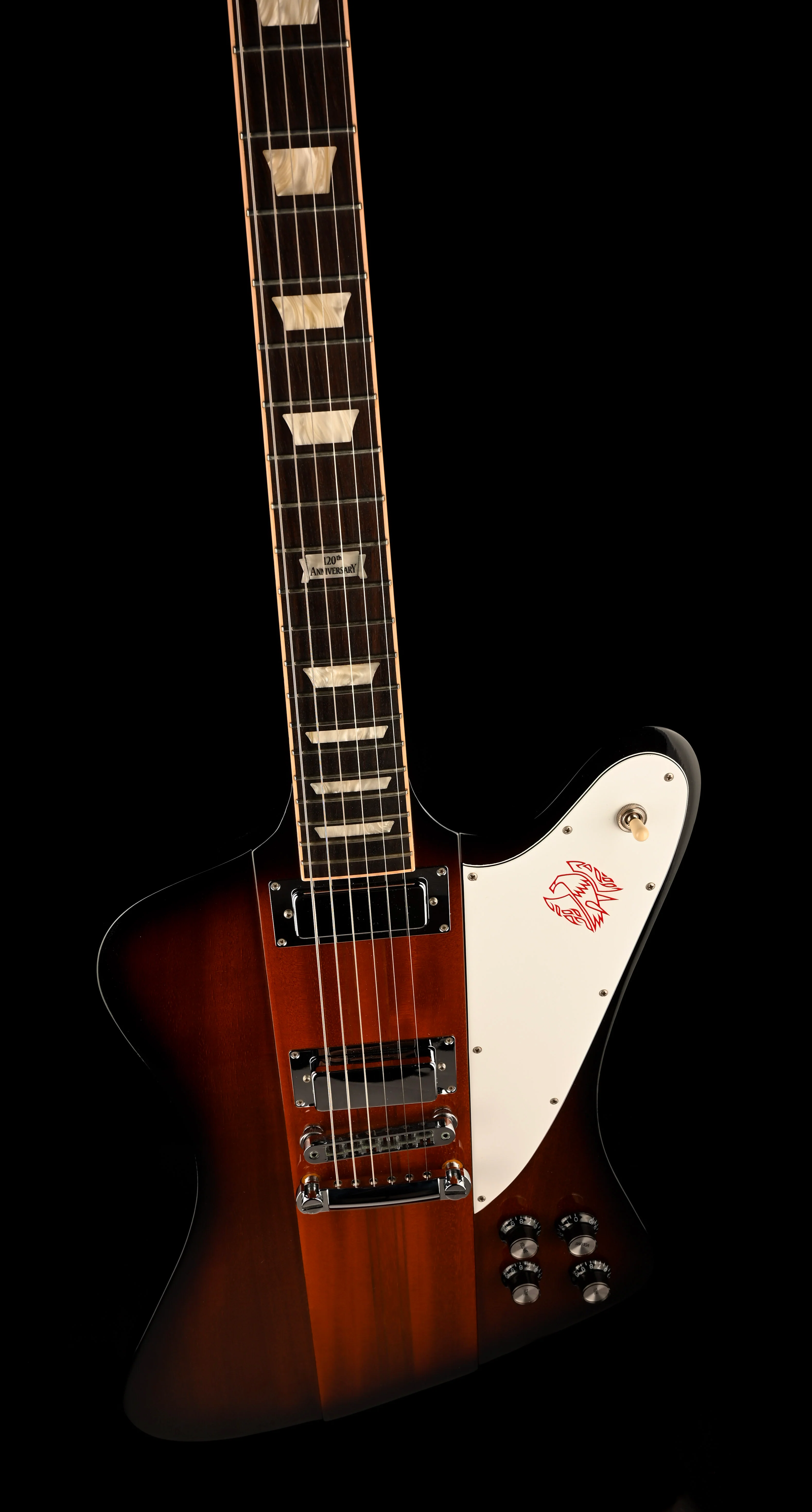 Pre Owned 2014 Gibson 120th Anniversary Firebird Sunburst With OHSC - Image 4