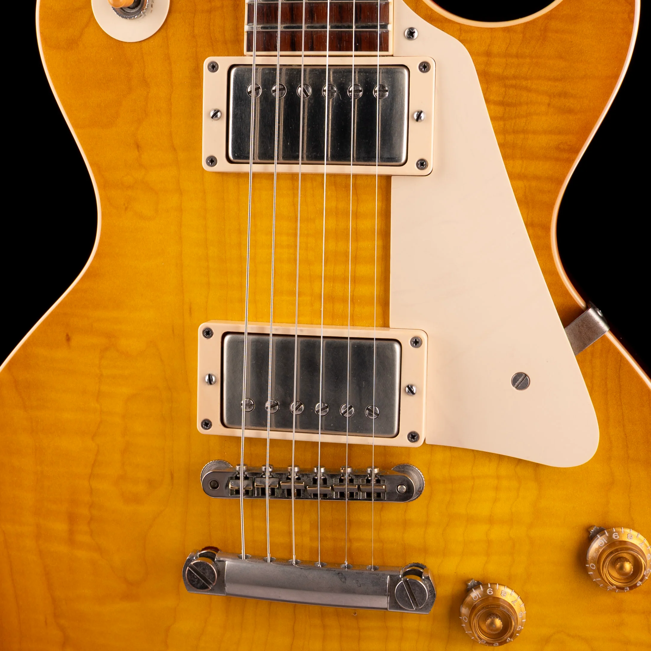 Pre Owned 2014 Gibson Custom Shop 1958 Les Paul LPR8 Lemonburst With OHSC - Image 4