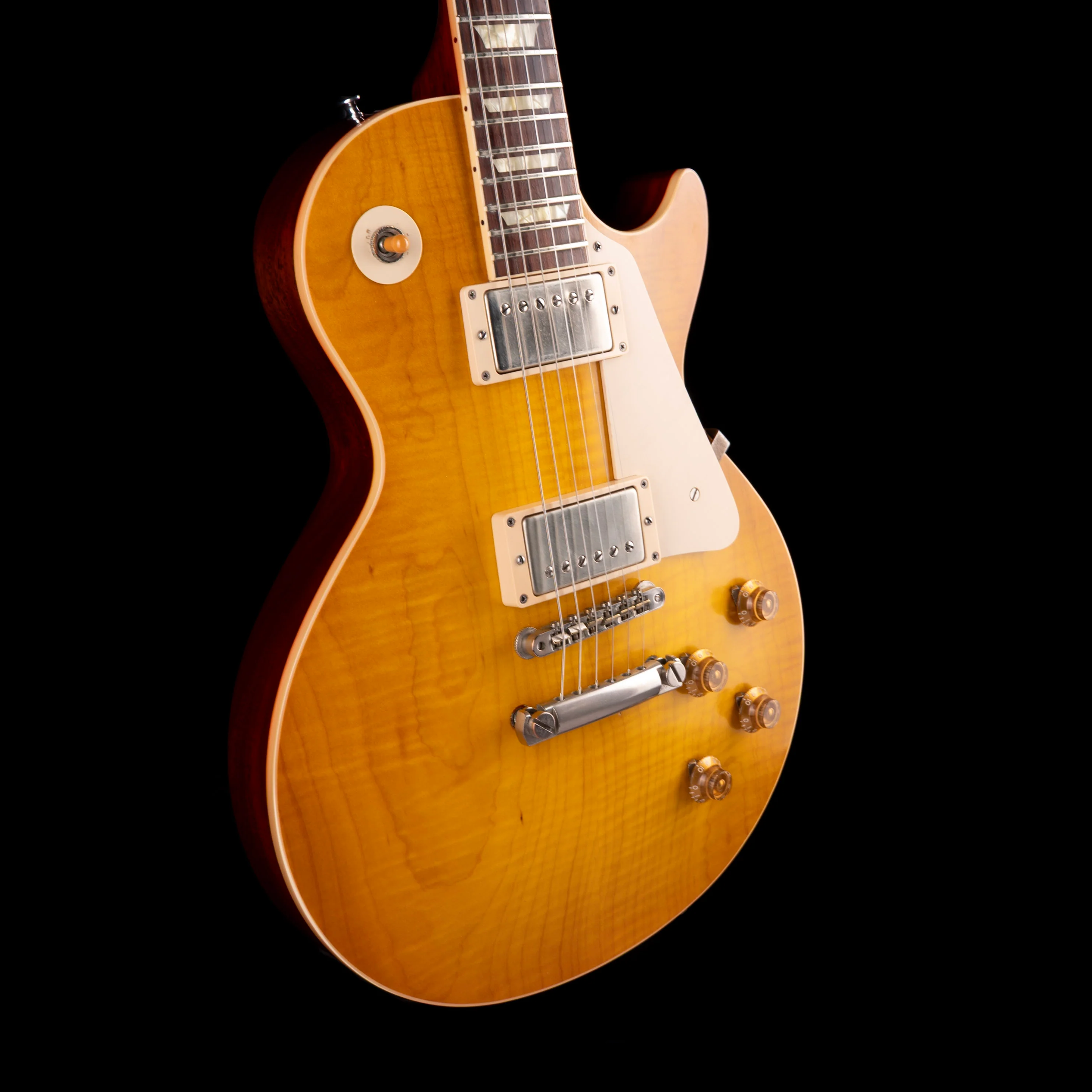 Pre Owned 2014 Gibson Custom Shop 1958 Les Paul LPR8 Lemonburst With OHSC - Image 6